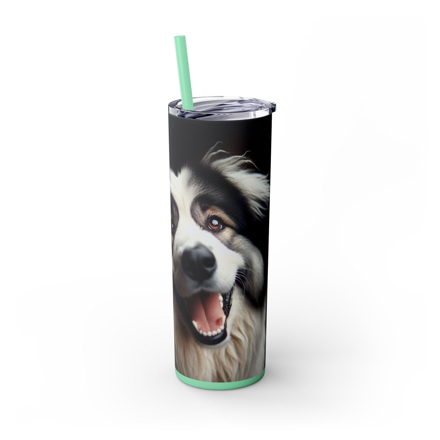 Romanian Mioritic Shepherd Dog Tumbler with Straw, 20oz