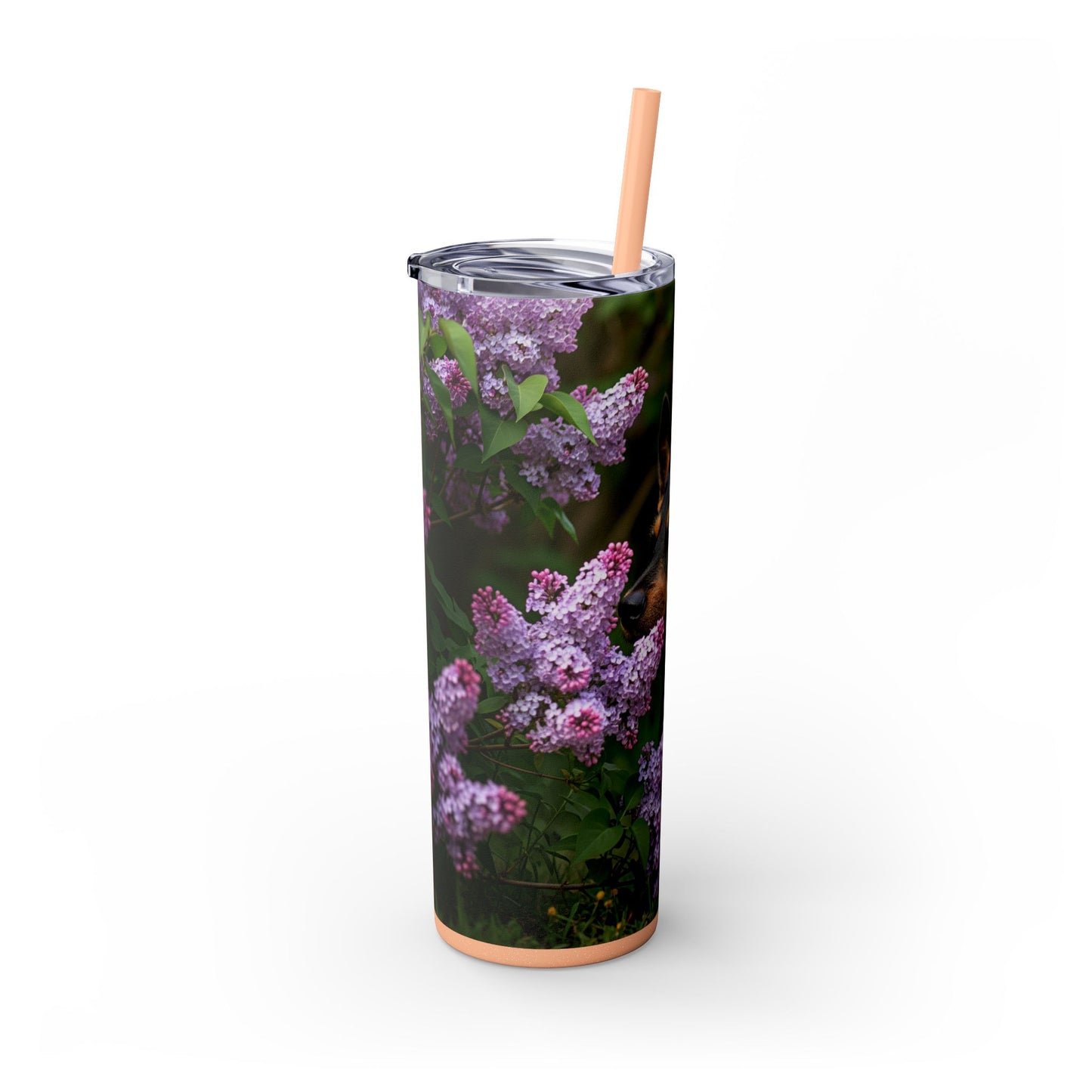Mudi Skinny Tumbler with Straw, 20oz