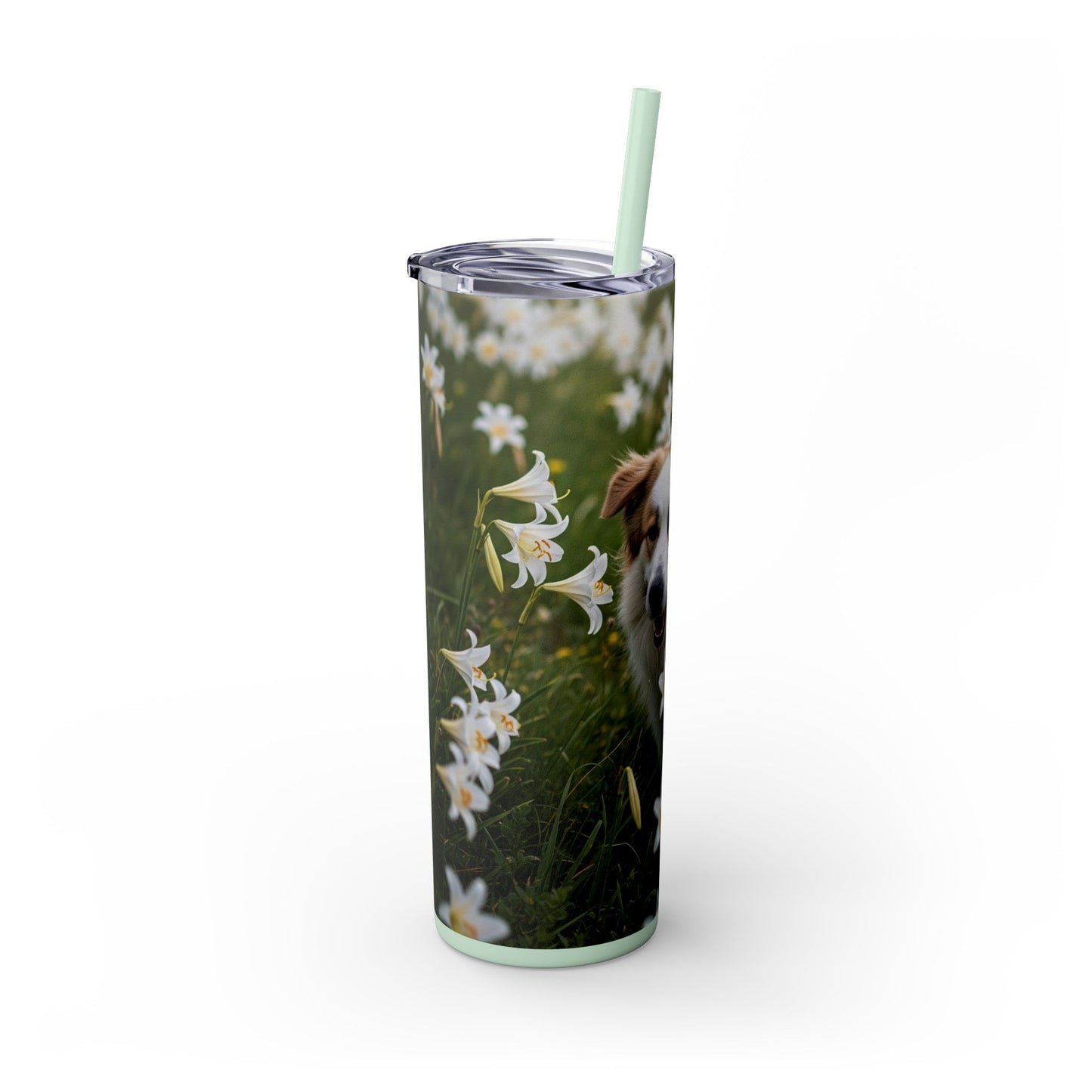 Pyrenean Shepherd Tumbler with Straw, 20oz