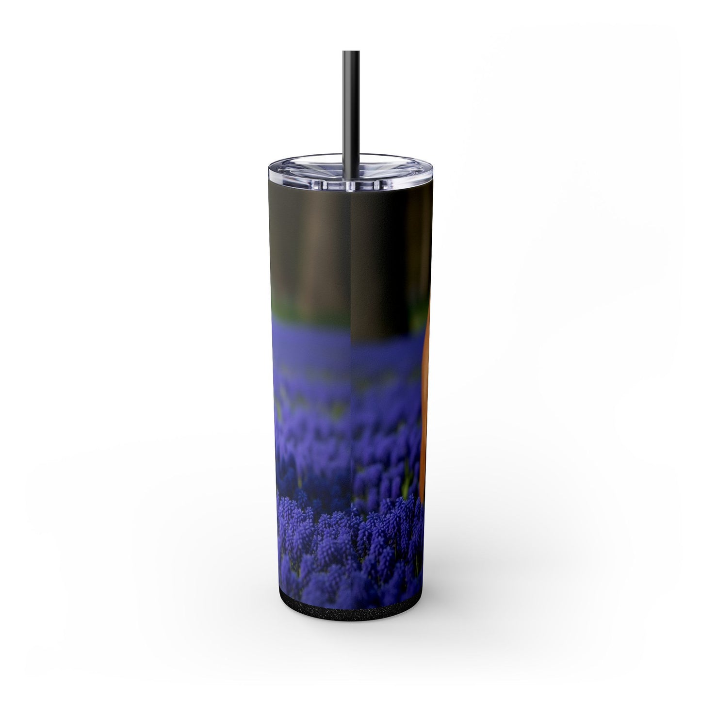Bloodhound Skinny Tumbler with Straw, 20oz
