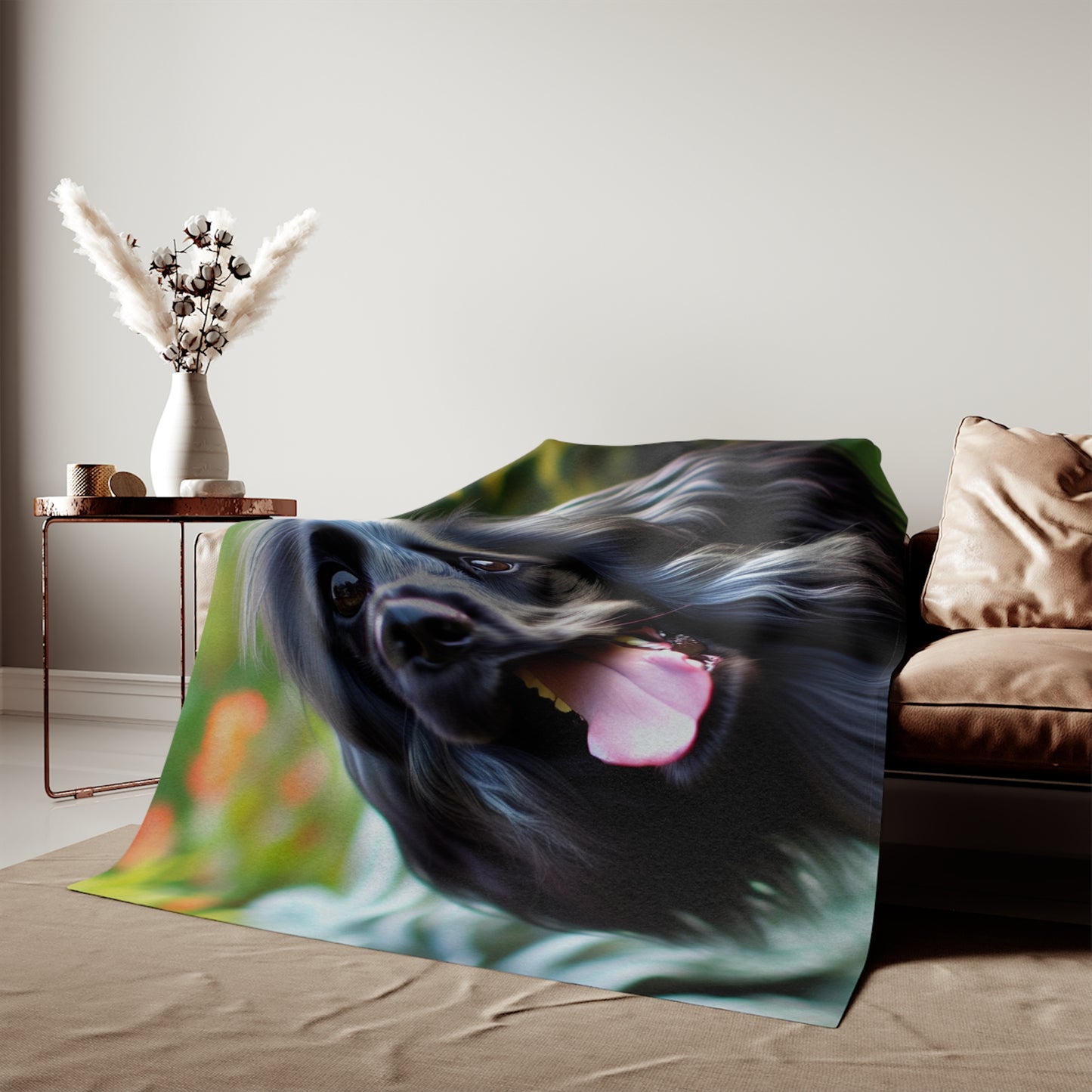 Blue Picardy Spaniel Sweatshirt Blanket