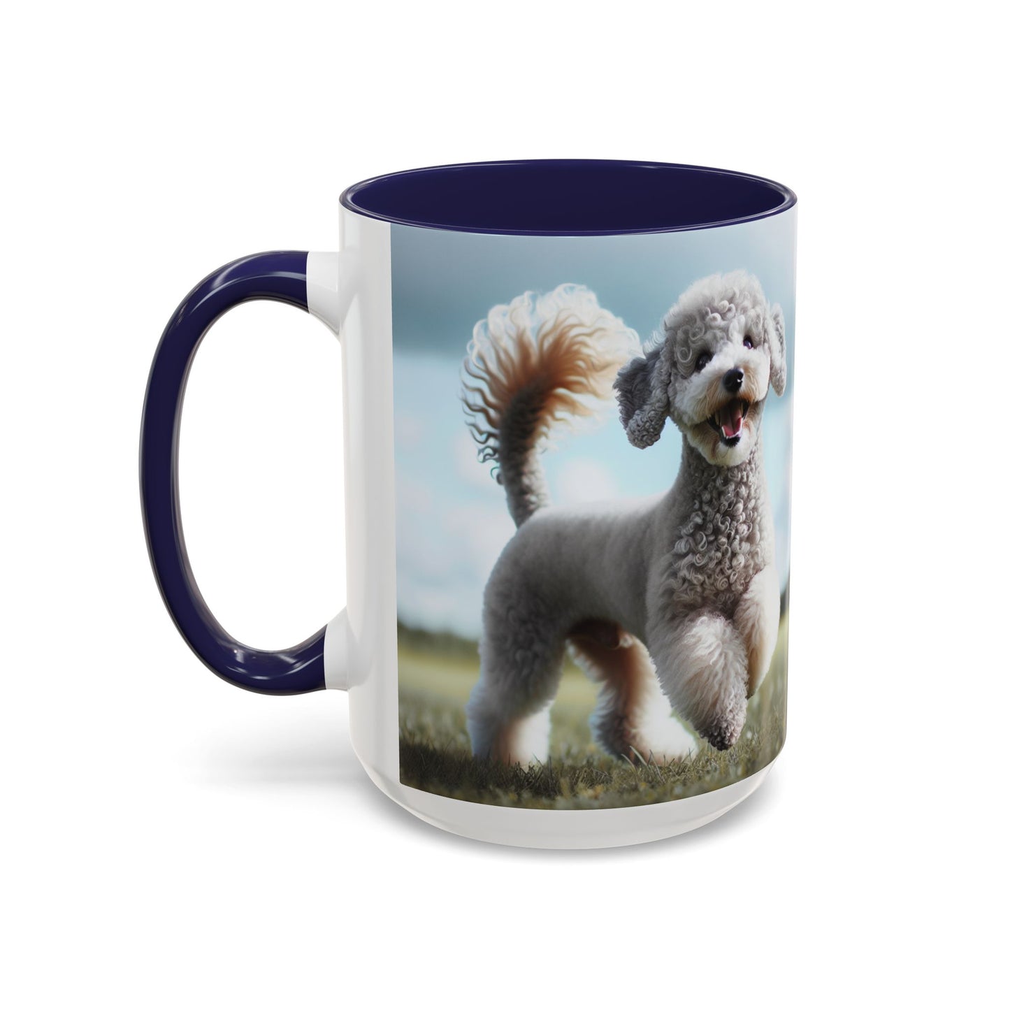 Bedlington Terrier Accent Coffee Mug - Perfect Gift for Dog Lovers