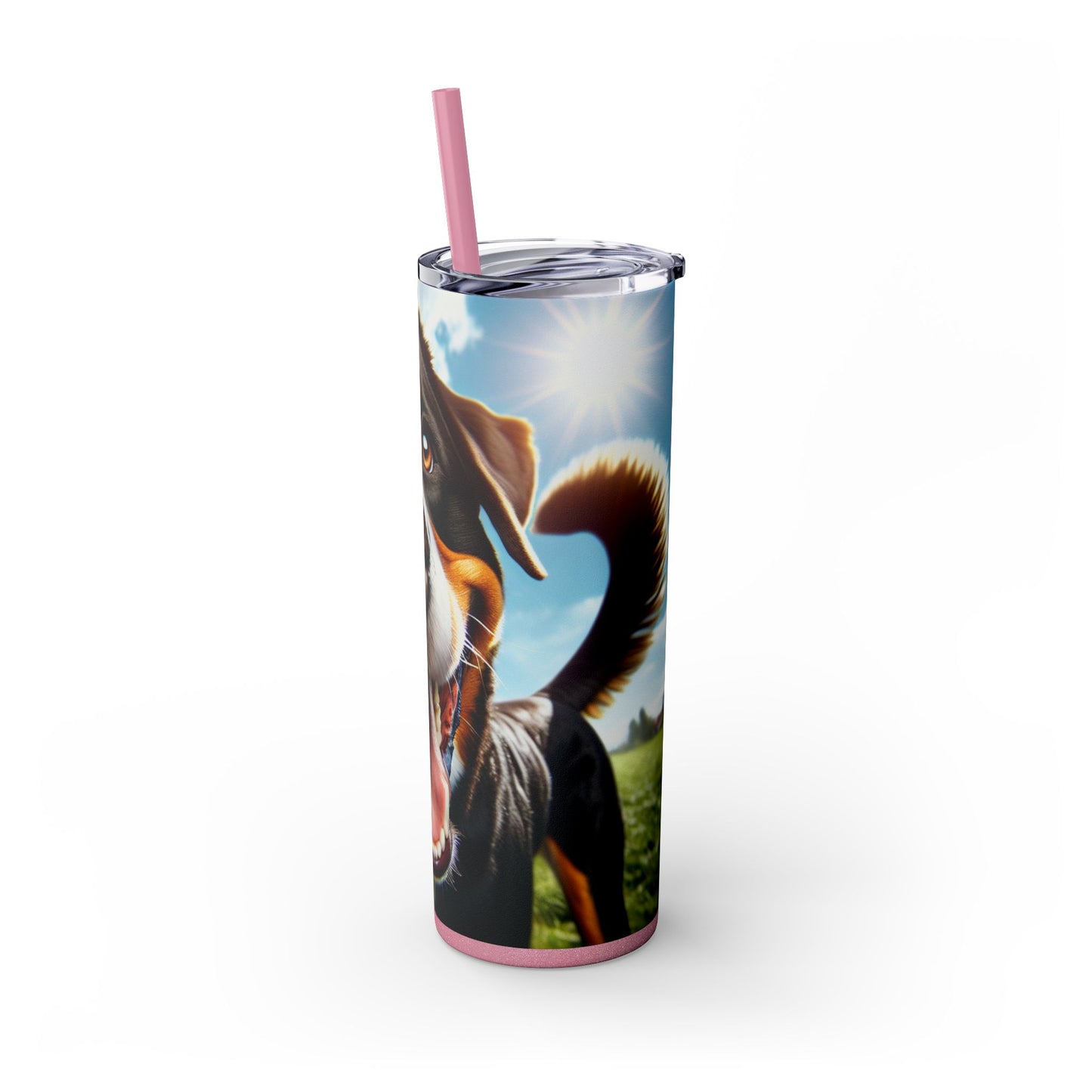Greater Swiss Mountain Dog Tumbler with Straw, 20oz