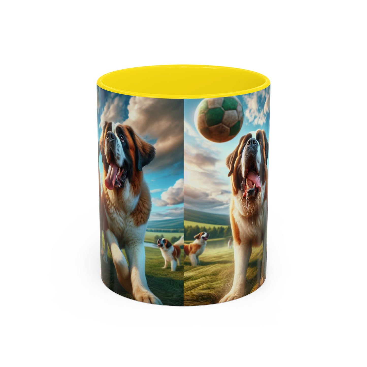 Saint Bernard Accent Coffee Mug - Perfect Gift for Dog Lovers