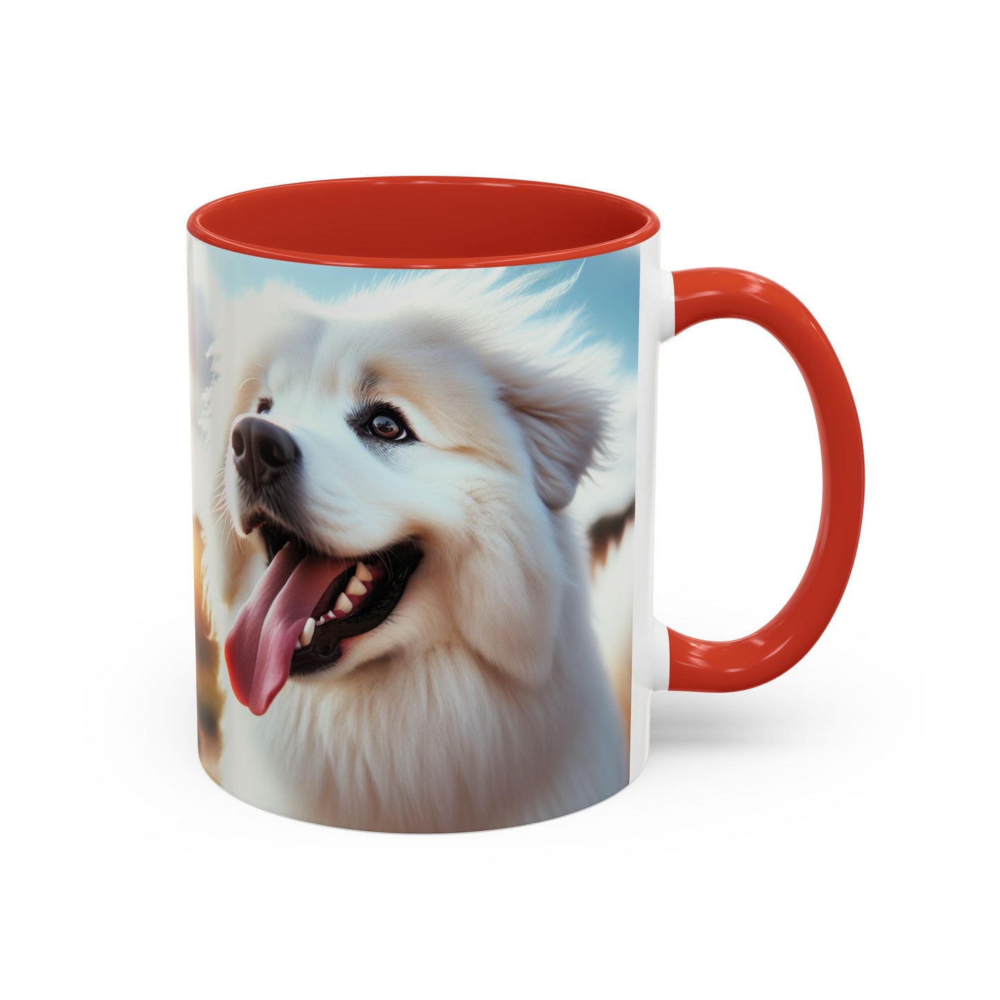 Pyrenean Mountain Dog Accent Coffee Mug - Perfect Gift for Dog Lovers