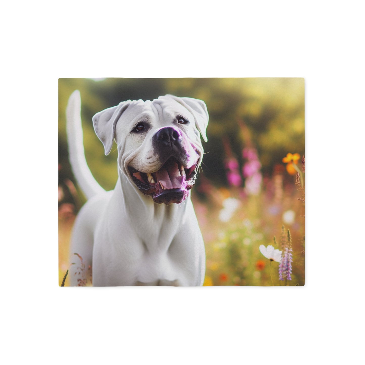 Dogo Argentino Sweatshirt Blanket