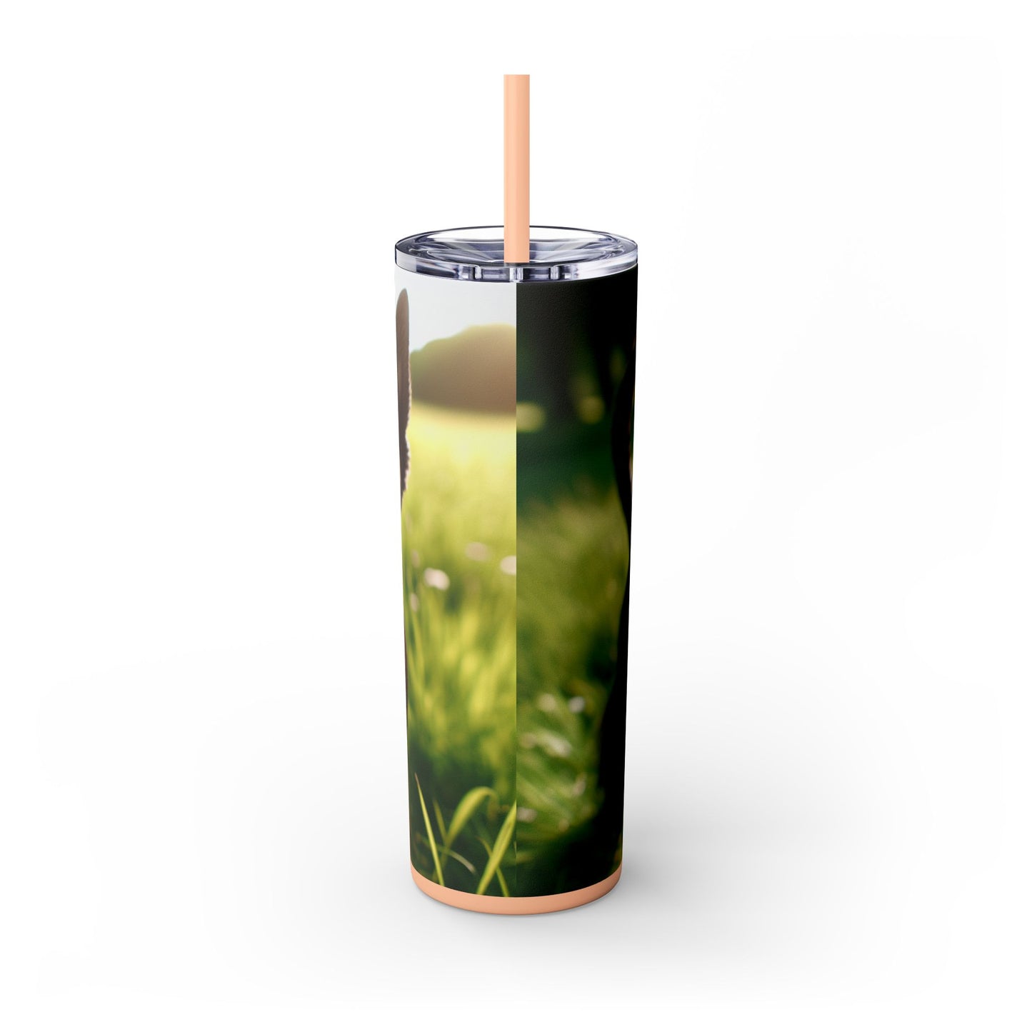 Scottish Terrier Skinny Tumbler with Straw, 20oz