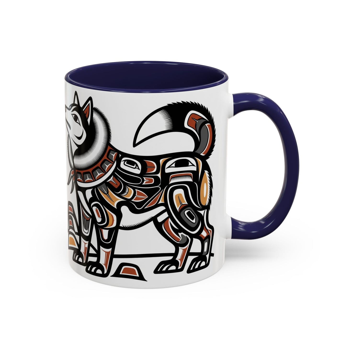 Siberian Husky Accent Coffee Mug - Perfect Gift for Dog Lovers