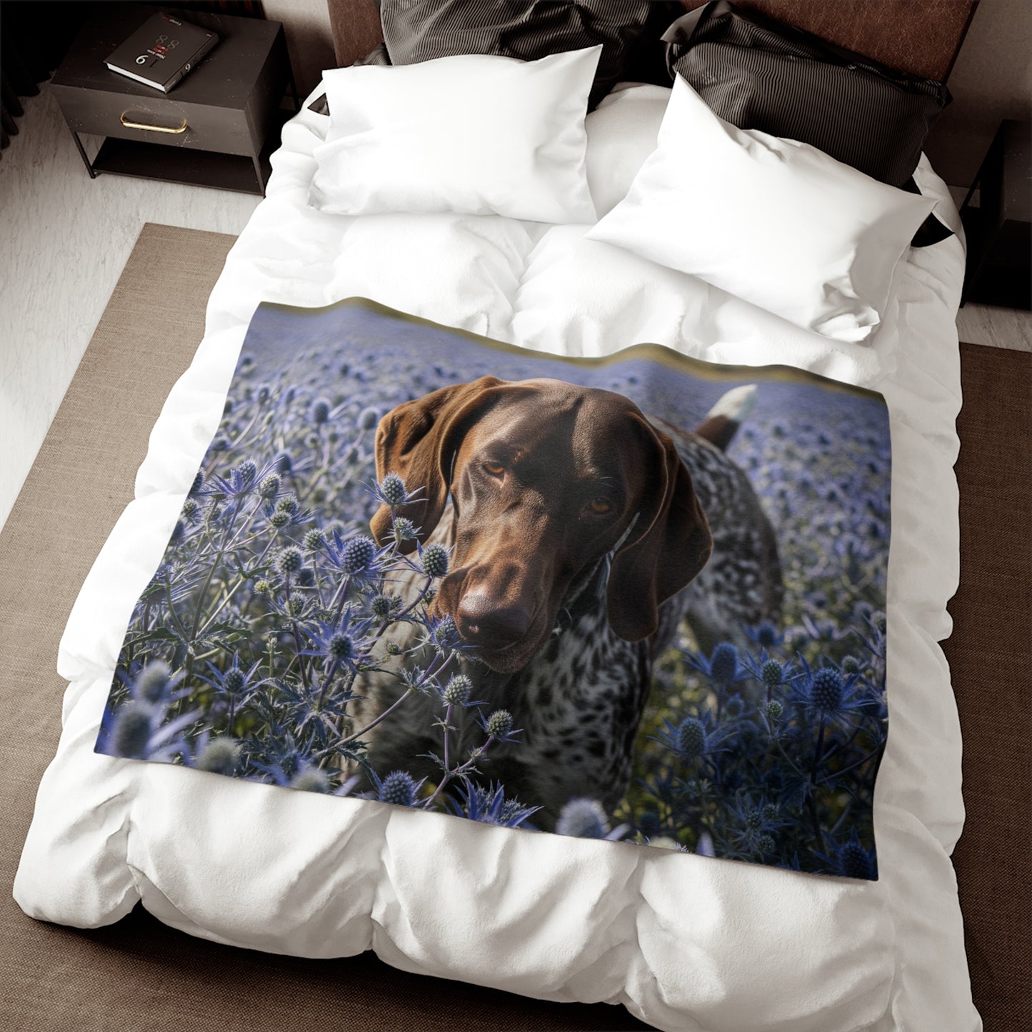 German Shorthaired Pointer Sweatshirt Blanket