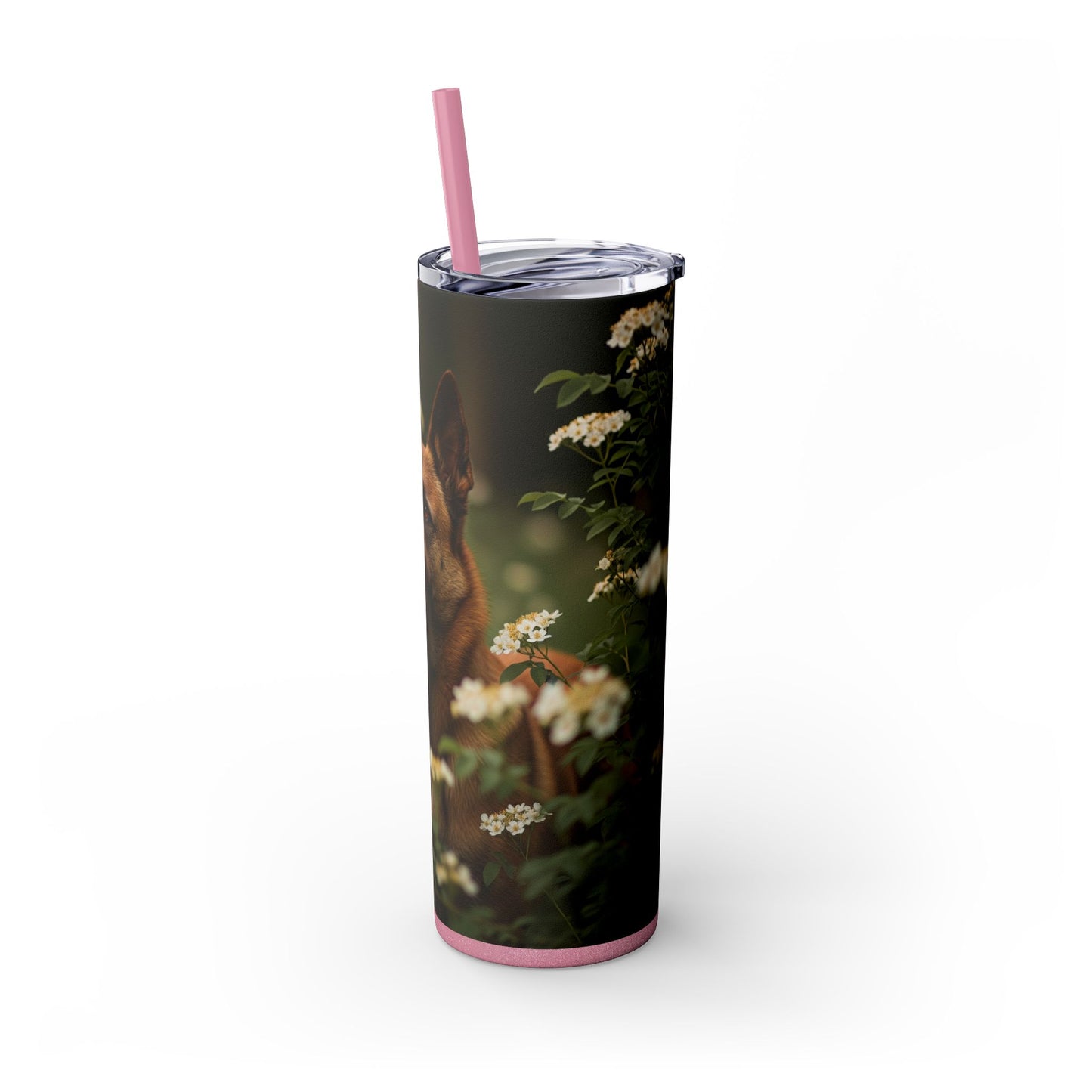 Belgian Shepherd Dog Laekenois Tumbler with Straw, 20oz