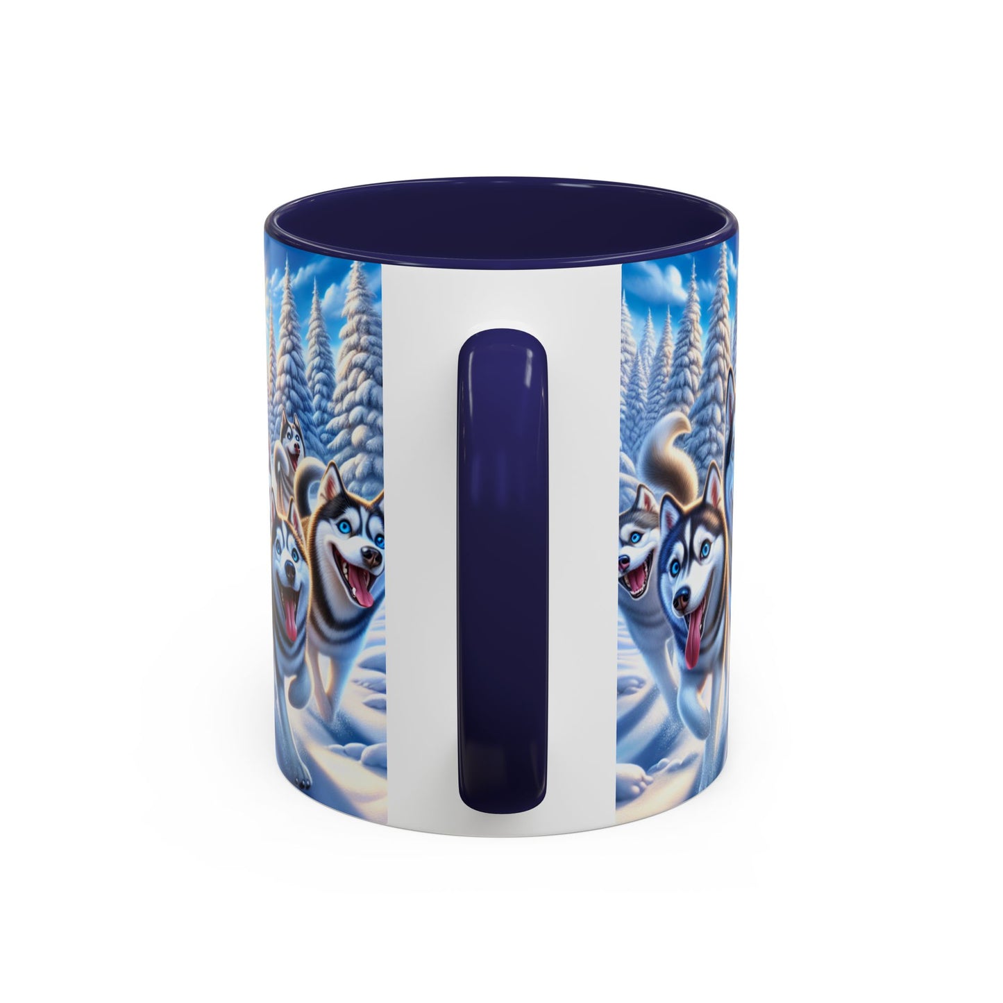 Siberian Husky Accent Coffee Mug - Perfect Gift for Dog Lovers