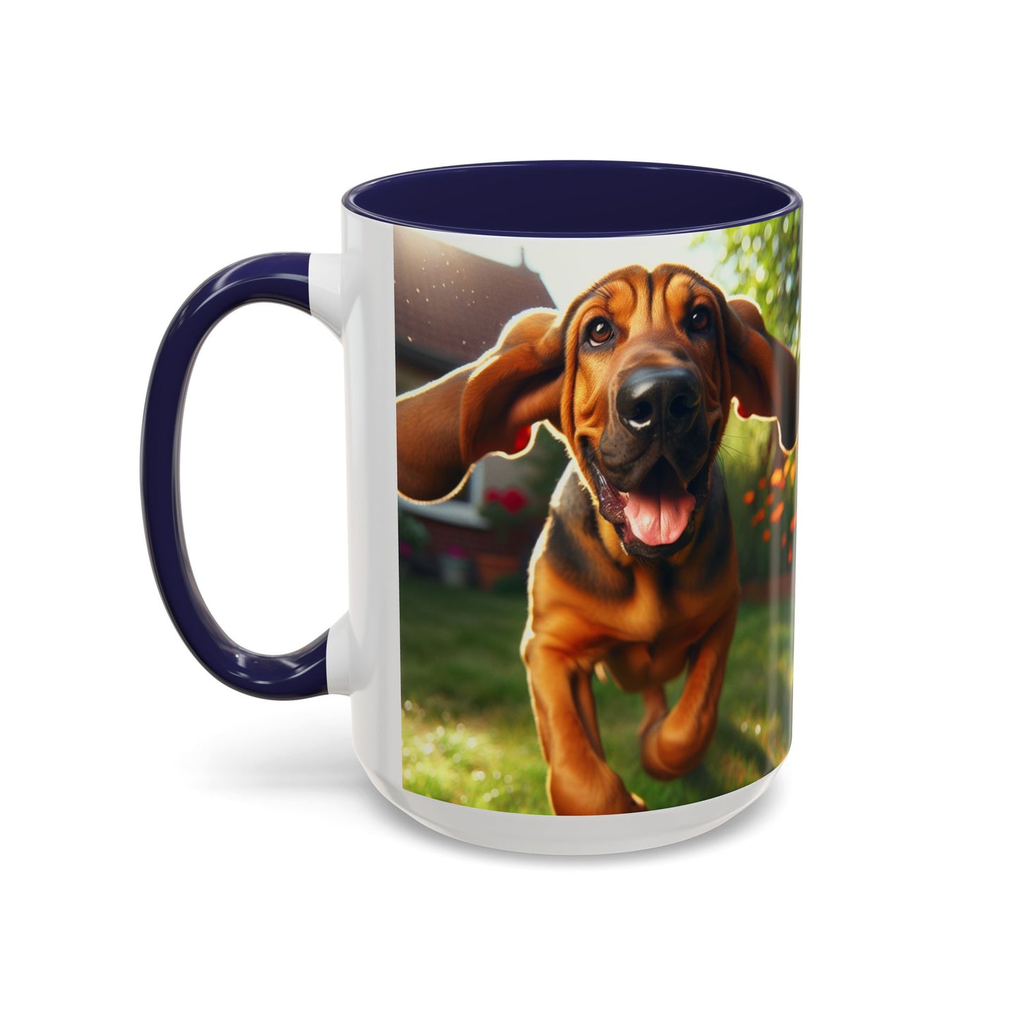 Bloodhound Accent Coffee Mug - Perfect Gift for Dog Lovers