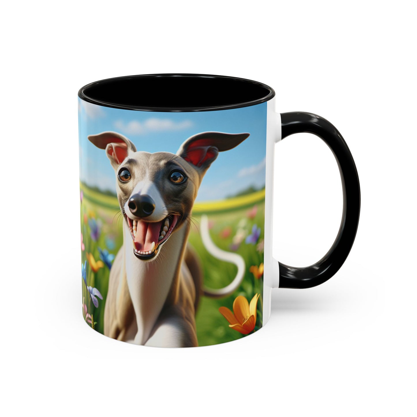 Whippet Accent Coffee Mug - Perfect Gift for Dog Lovers