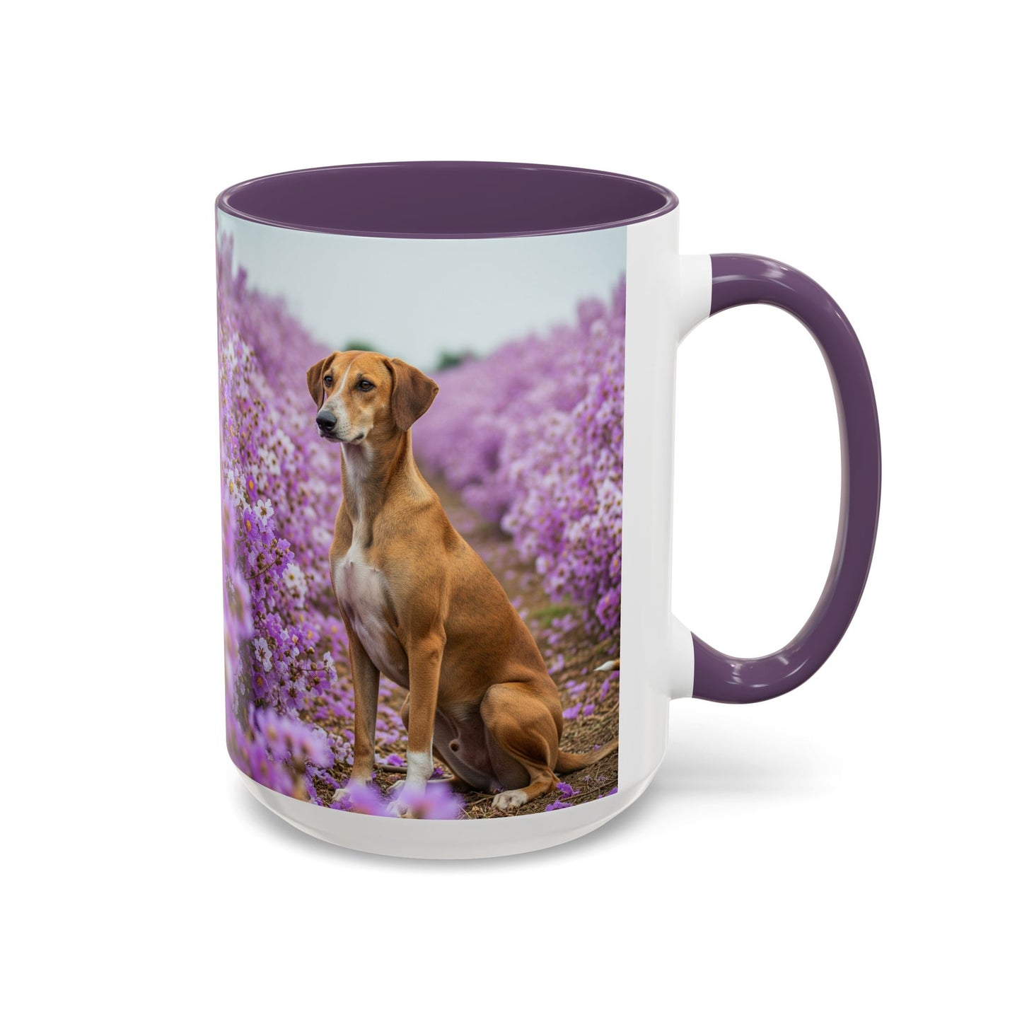 Banjara Hound Accent Coffee Mug - Perfect Gift for Dog Lovers