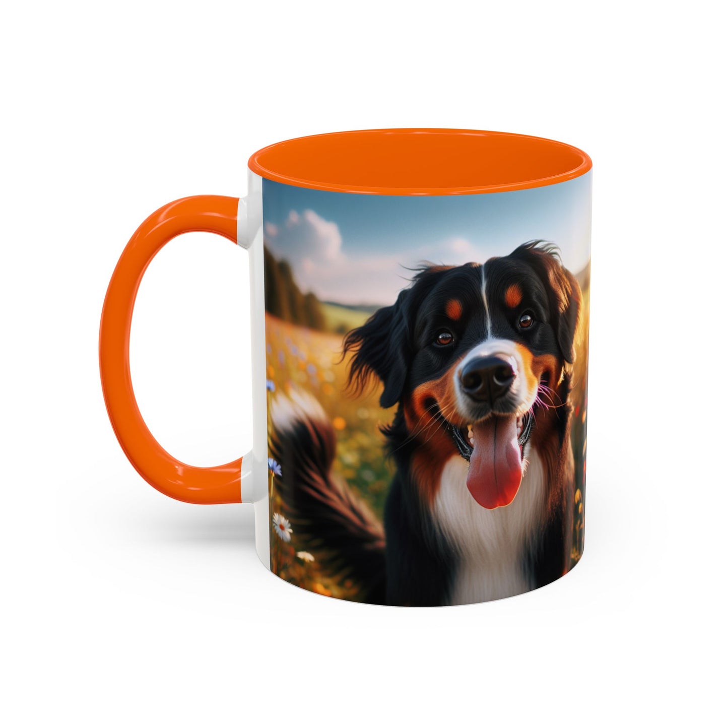 Bernese Mountain Dog Accent Coffee Mug - Perfect Gift for Dog Lovers