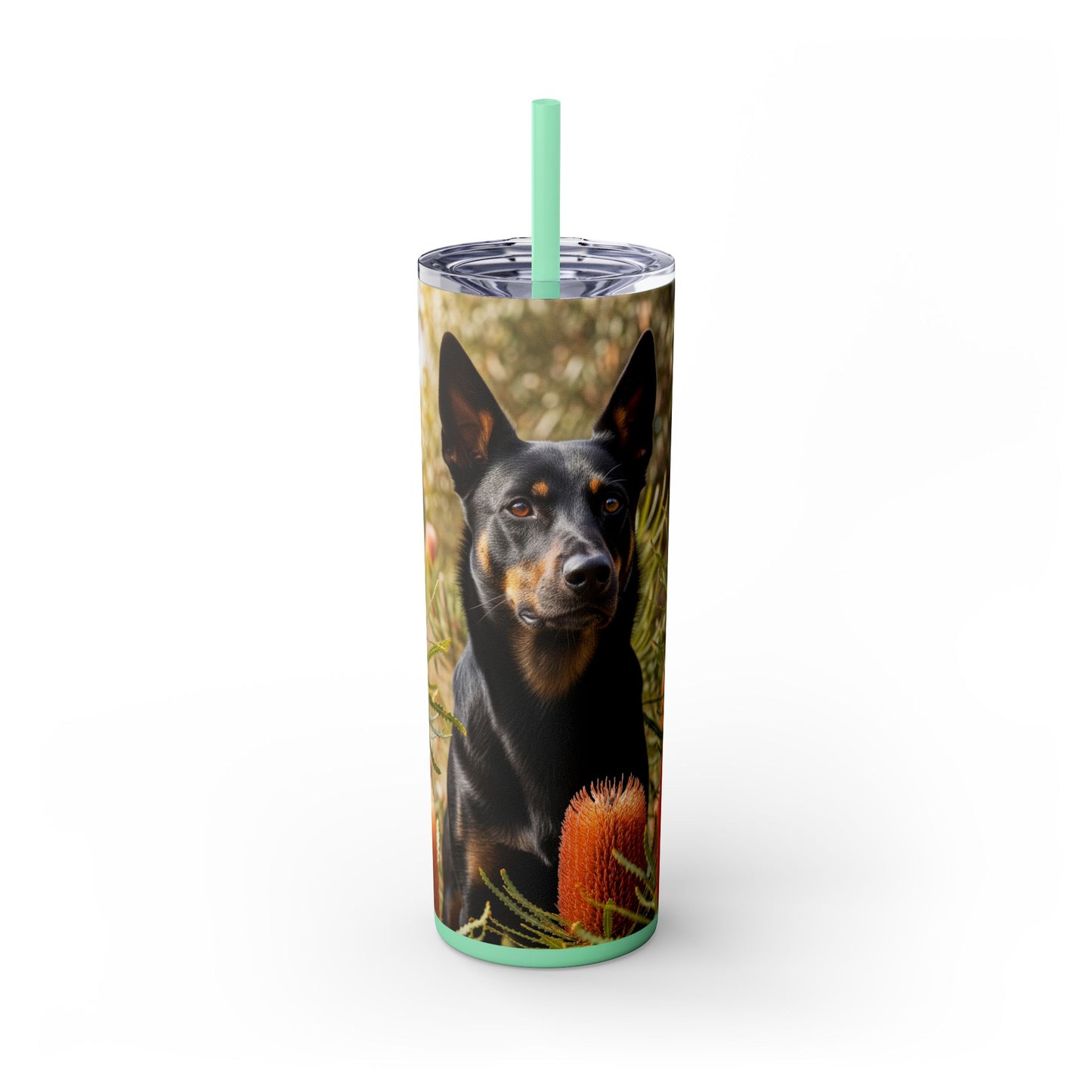Working Kelpie Tumbler with Straw, 20oz