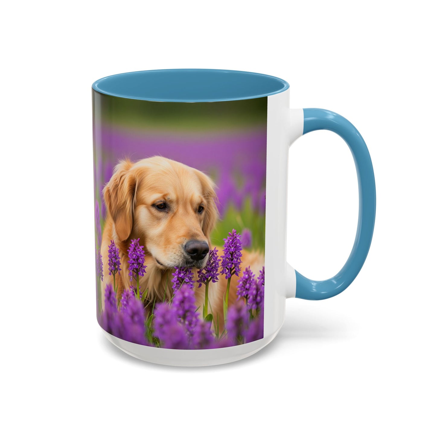 Golden Retriever Accent Coffee Mug - Perfect Gift for Dog Lovers
