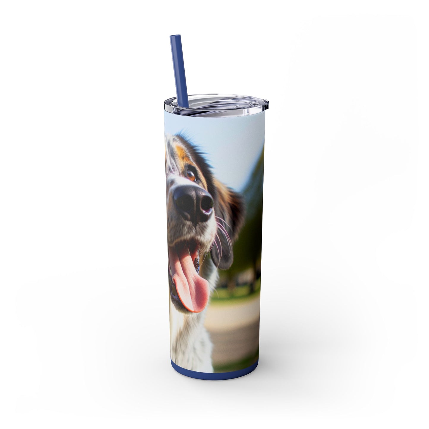 Braque Francais Pyrenean Tumbler with Straw, 20oz