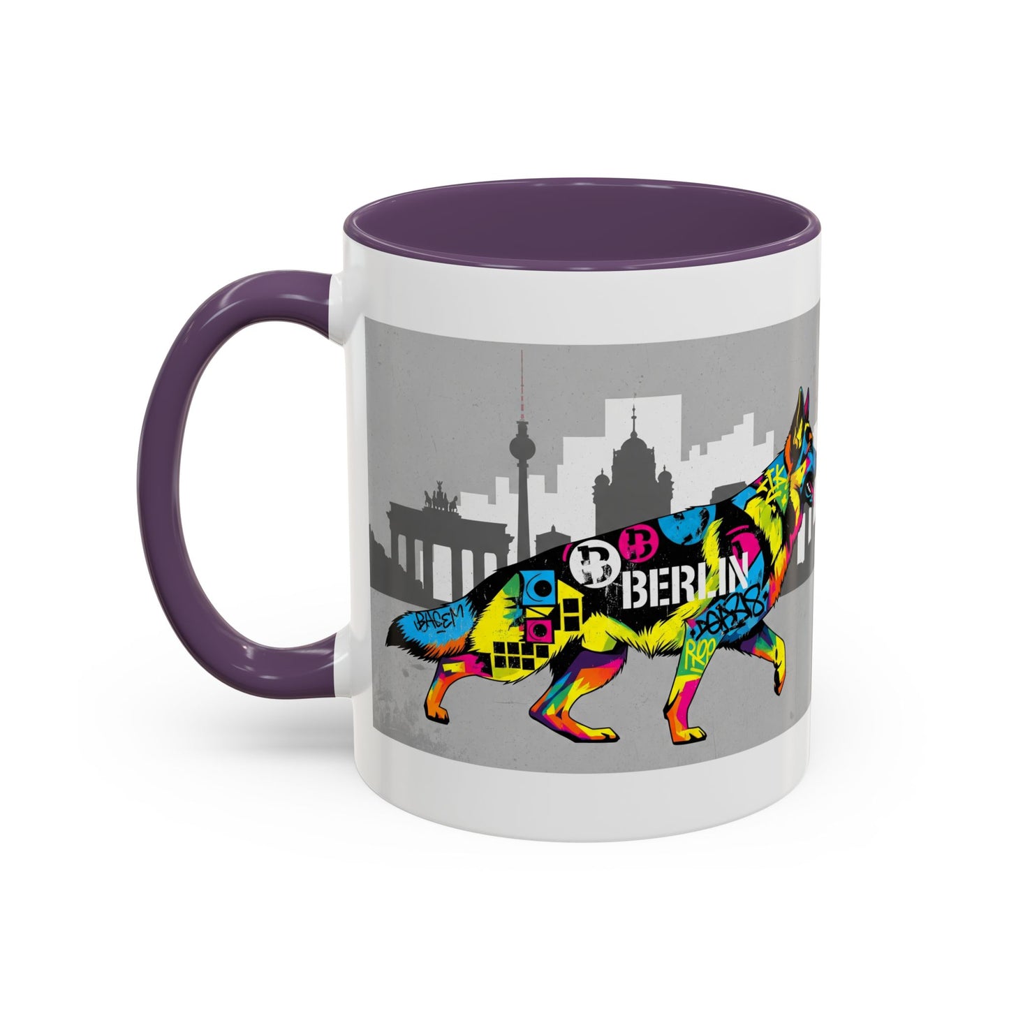 German Shepherd Accent Coffee Mug - Perfect Gift for Dog Lovers