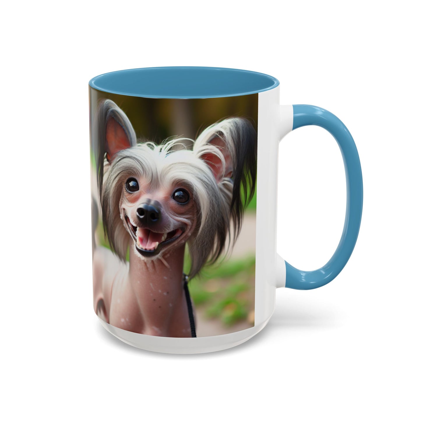Chinese Crested Dog Accent Coffee Mug - Perfect Gift for Dog Lovers