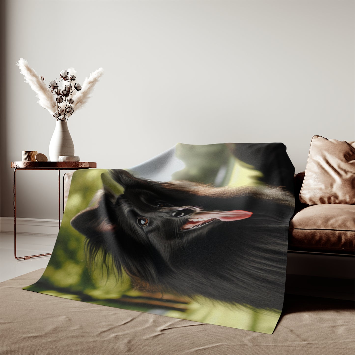 Belgian Shepherd Dog Groenendael Sweatshirt Blanket