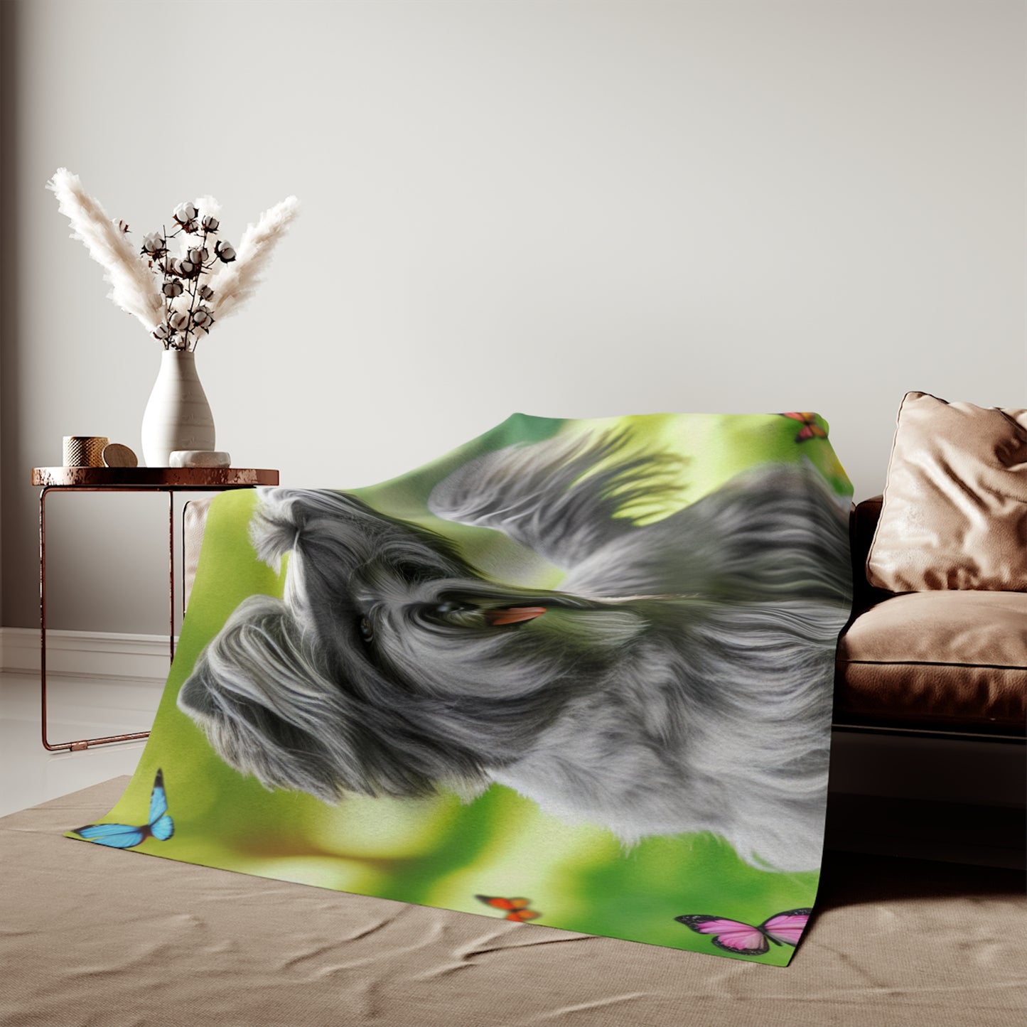 Skye Terrier Sweatshirt Blanket