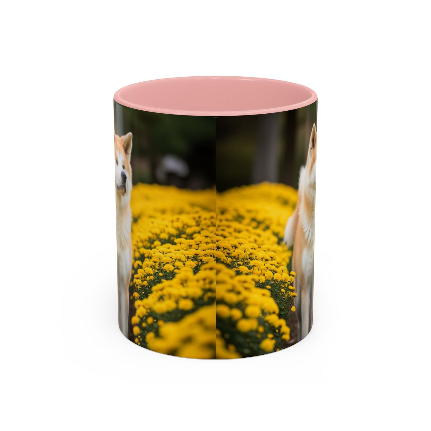 Japanese Akitainu Accent Coffee Mug - Perfect Gift for Dog Lovers