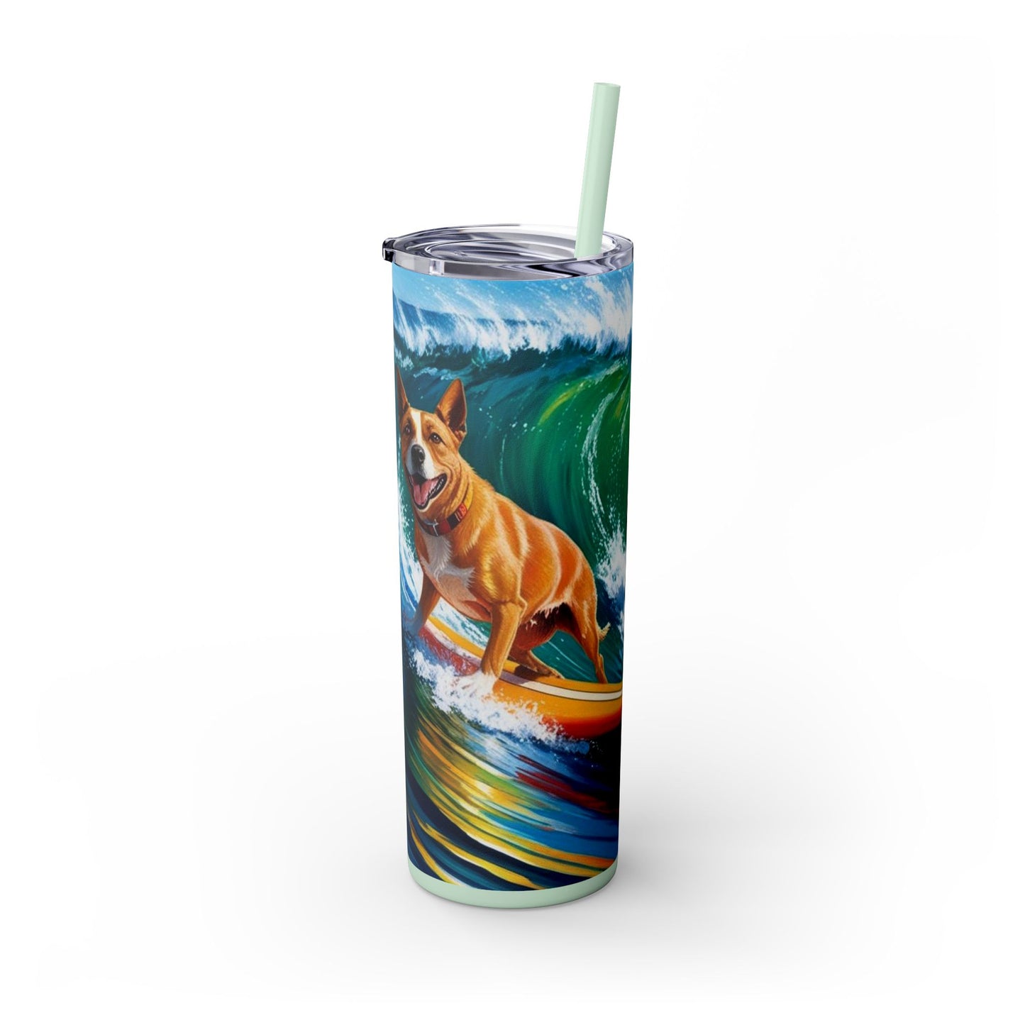 Surf Dogs Tumbler with Straw, 20oz