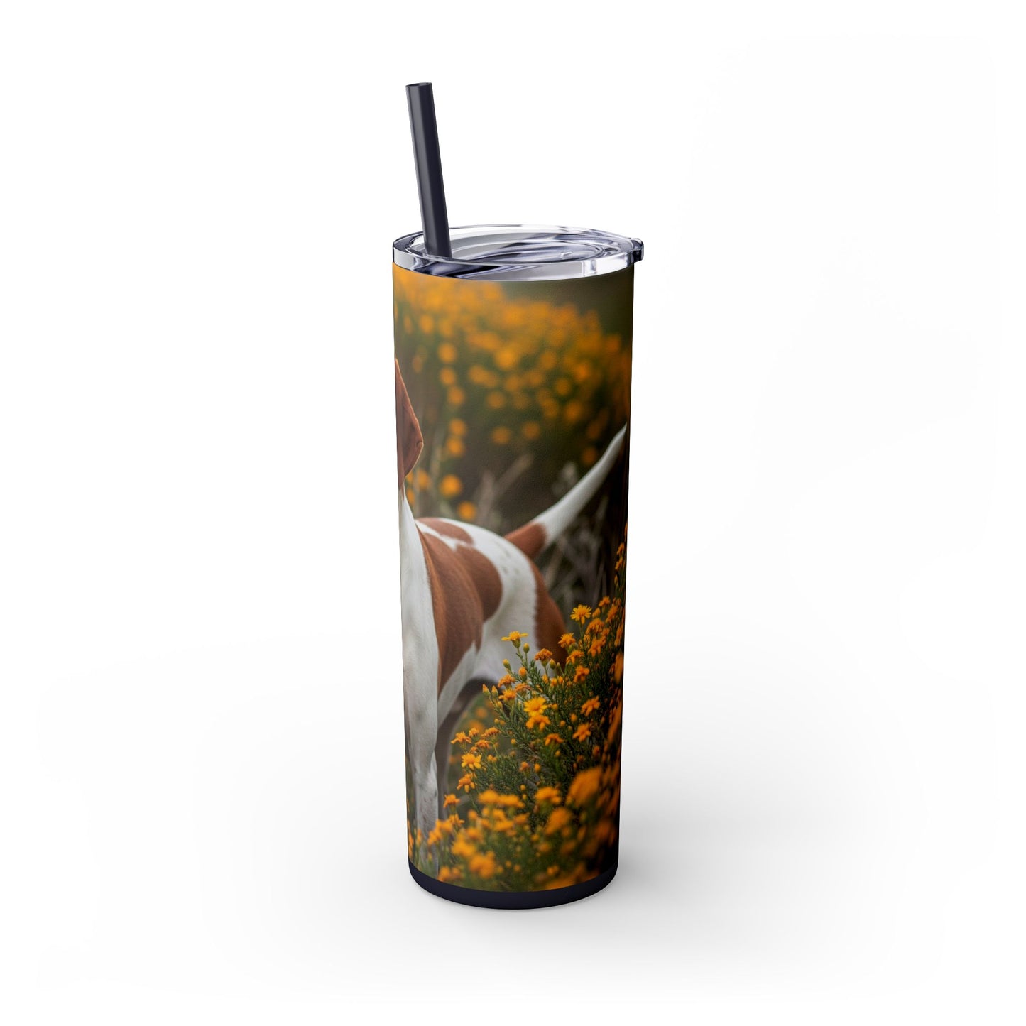 Portuguese Pointer Tumbler with Straw, 20oz