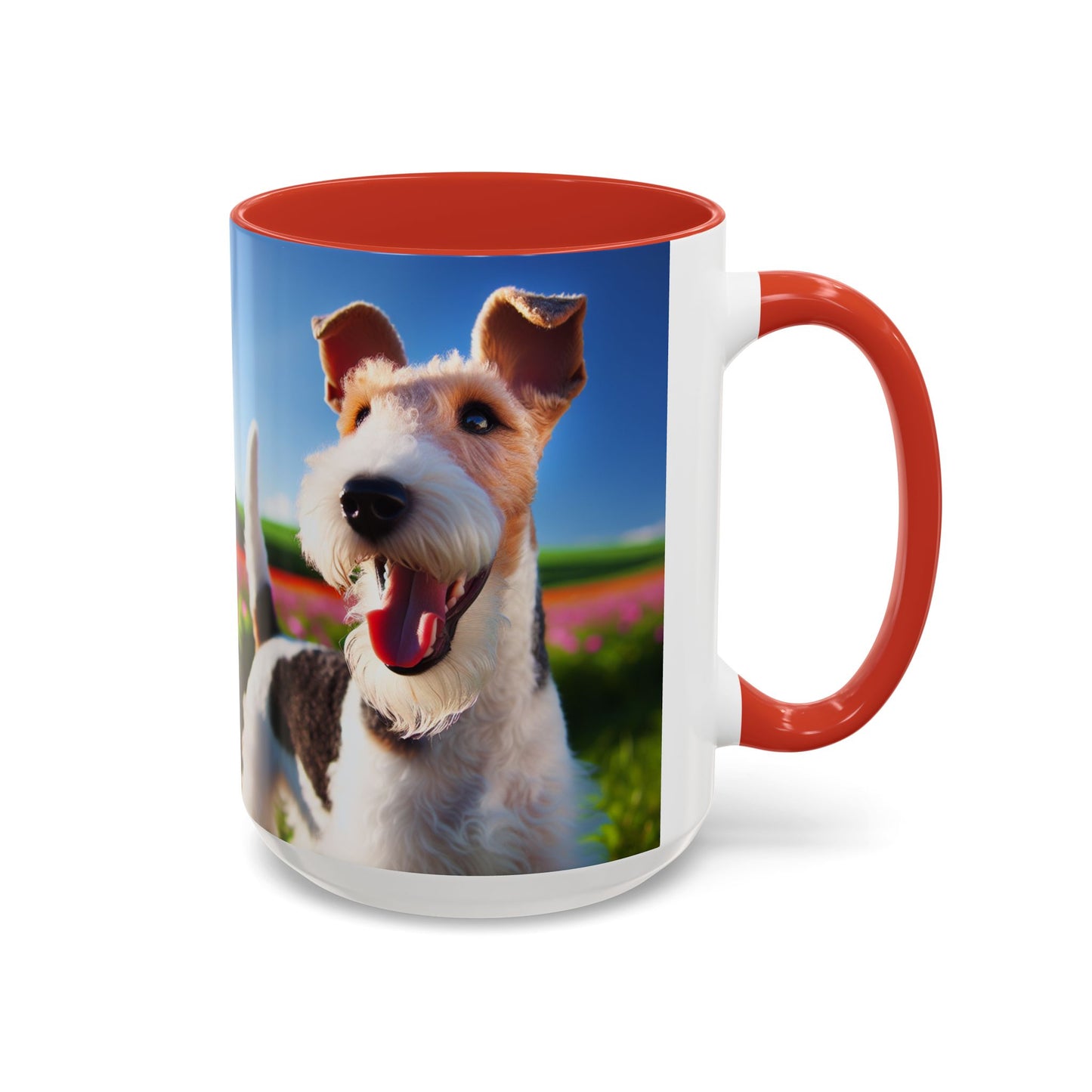 Wire Fox Terrier Accent Coffee Mug - Perfect Gift for Dog Lovers