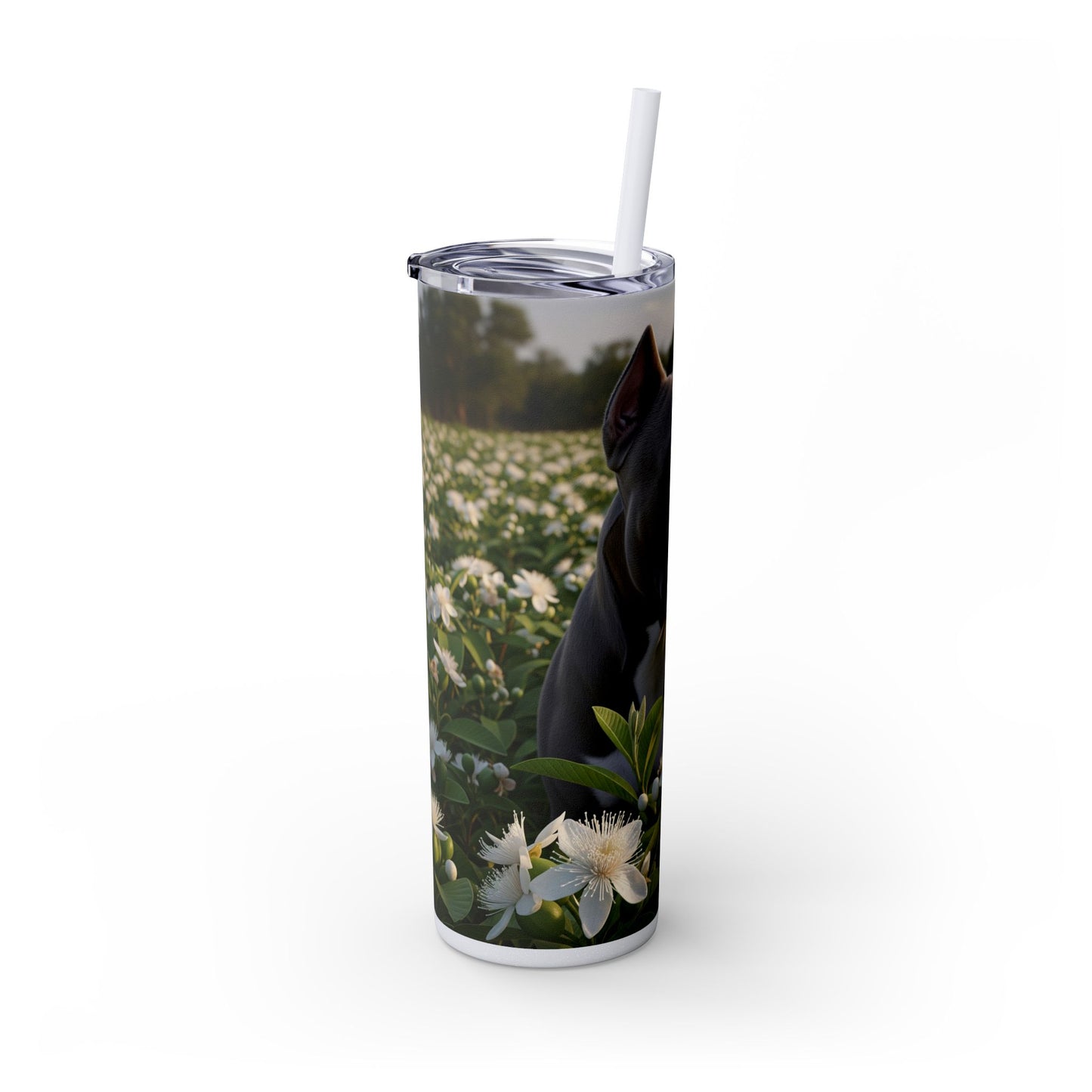 Bully Kutta Skinny Tumbler with Straw, 20oz