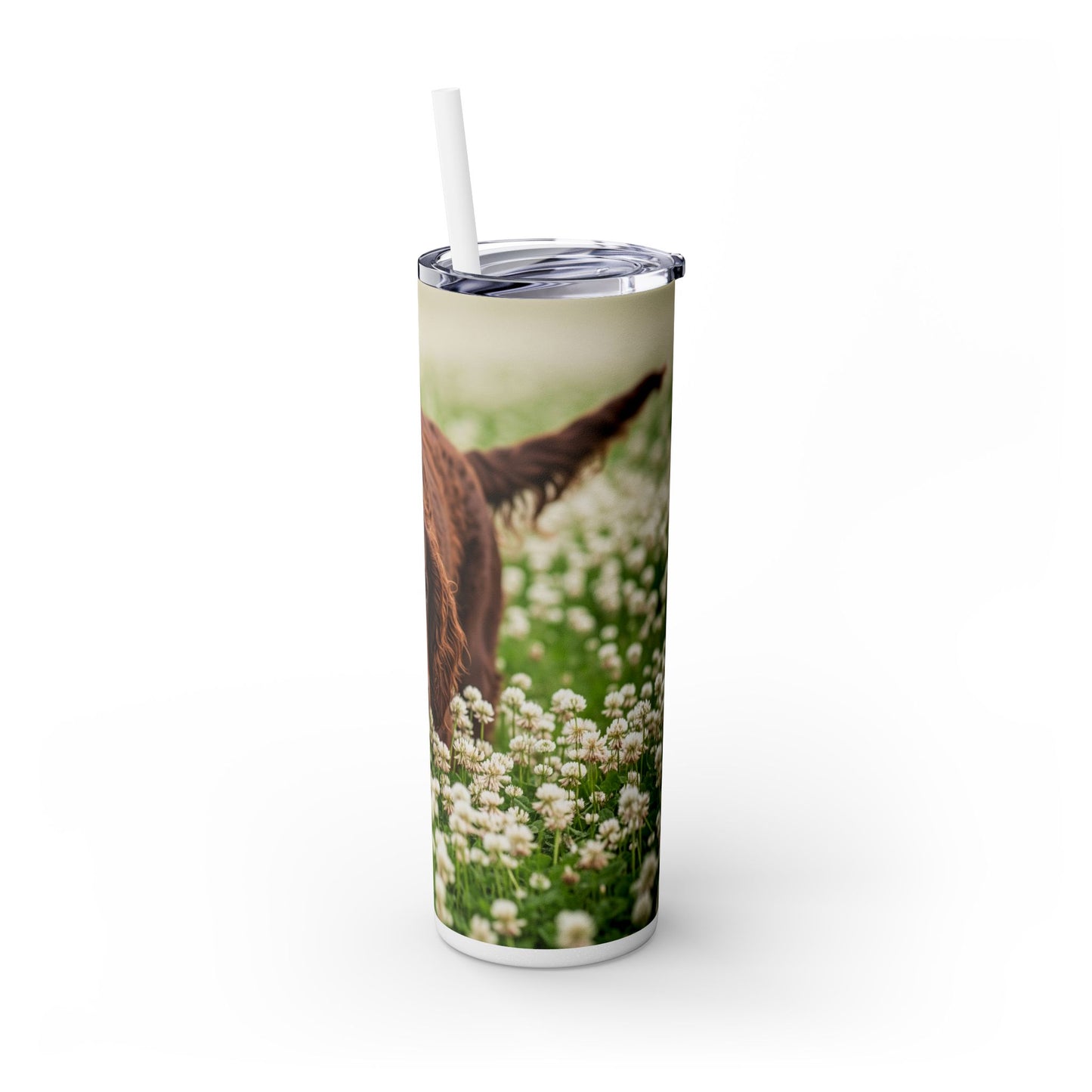 Irish Water Spaniel Tumbler with Straw, 20oz
