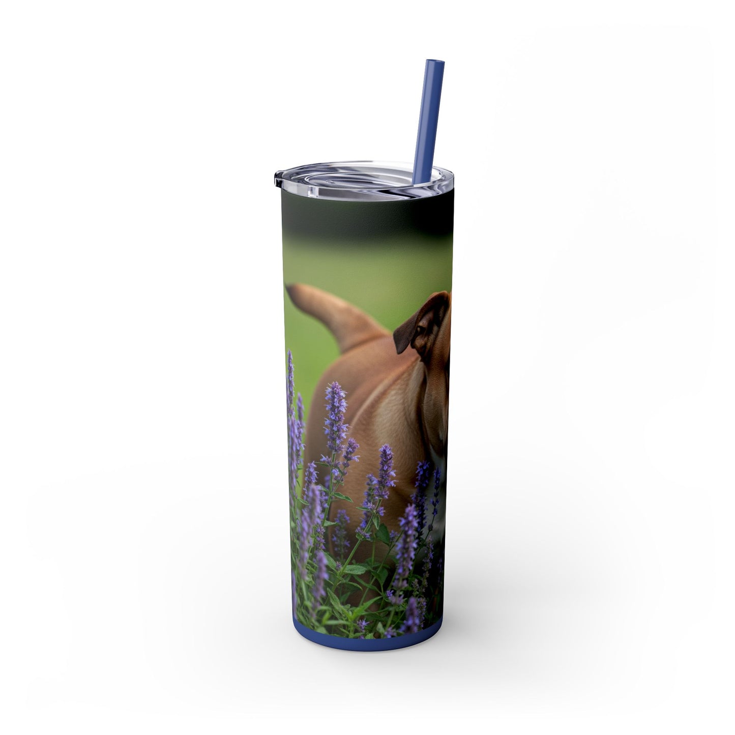 British Bulldog Tumbler with Straw, 20oz