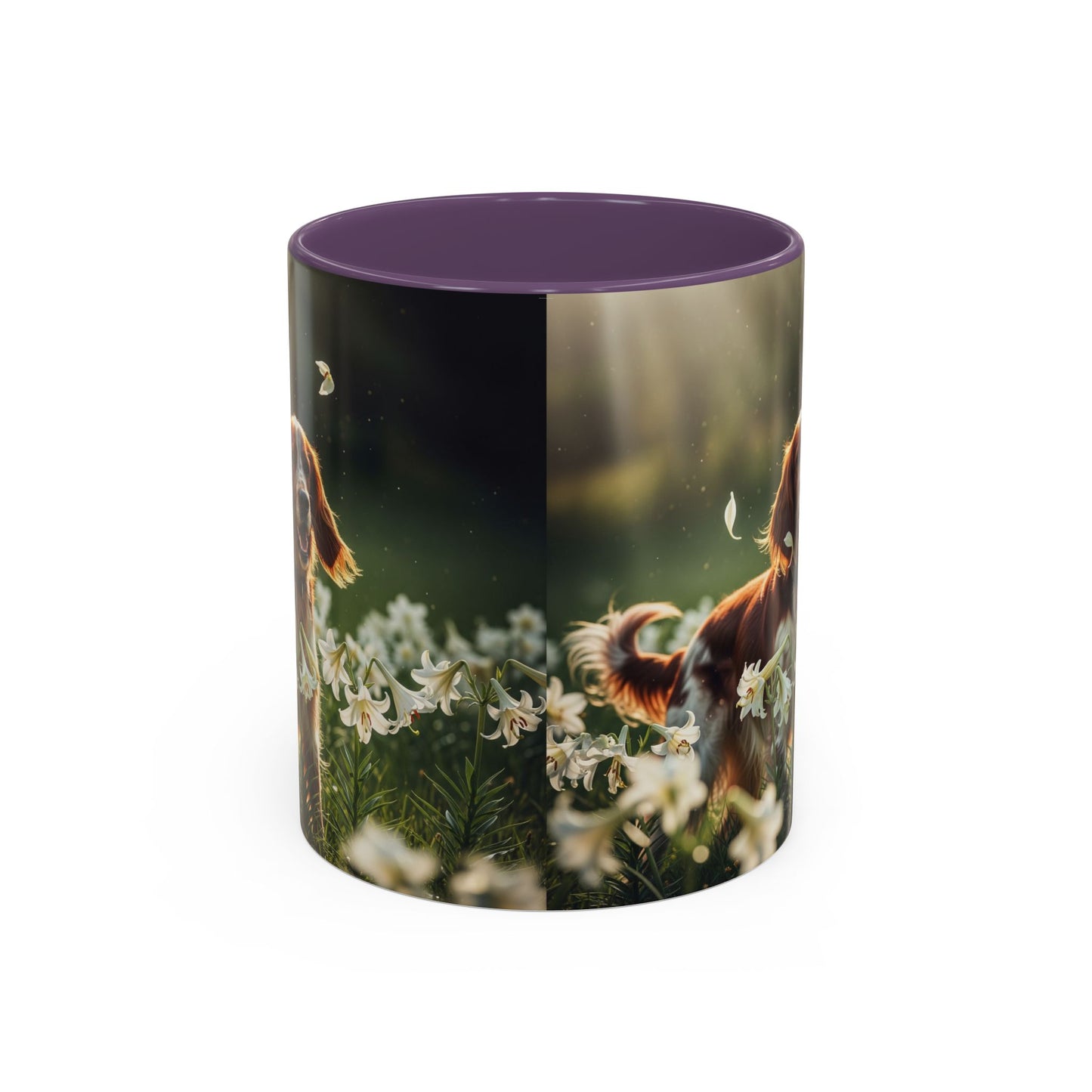 Irish Red and White Setter Accent Coffee Mug - Perfect Gift for Dog Lovers