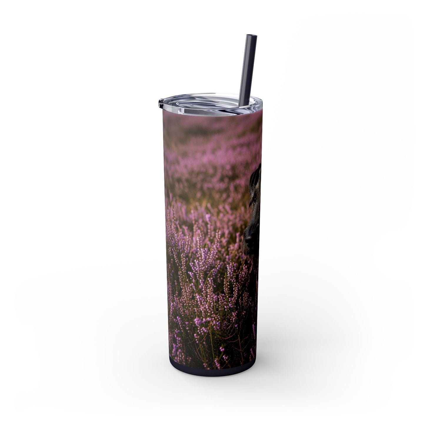 Glen of Imaal Terrier Skinny Tumbler with Straw, 20oz