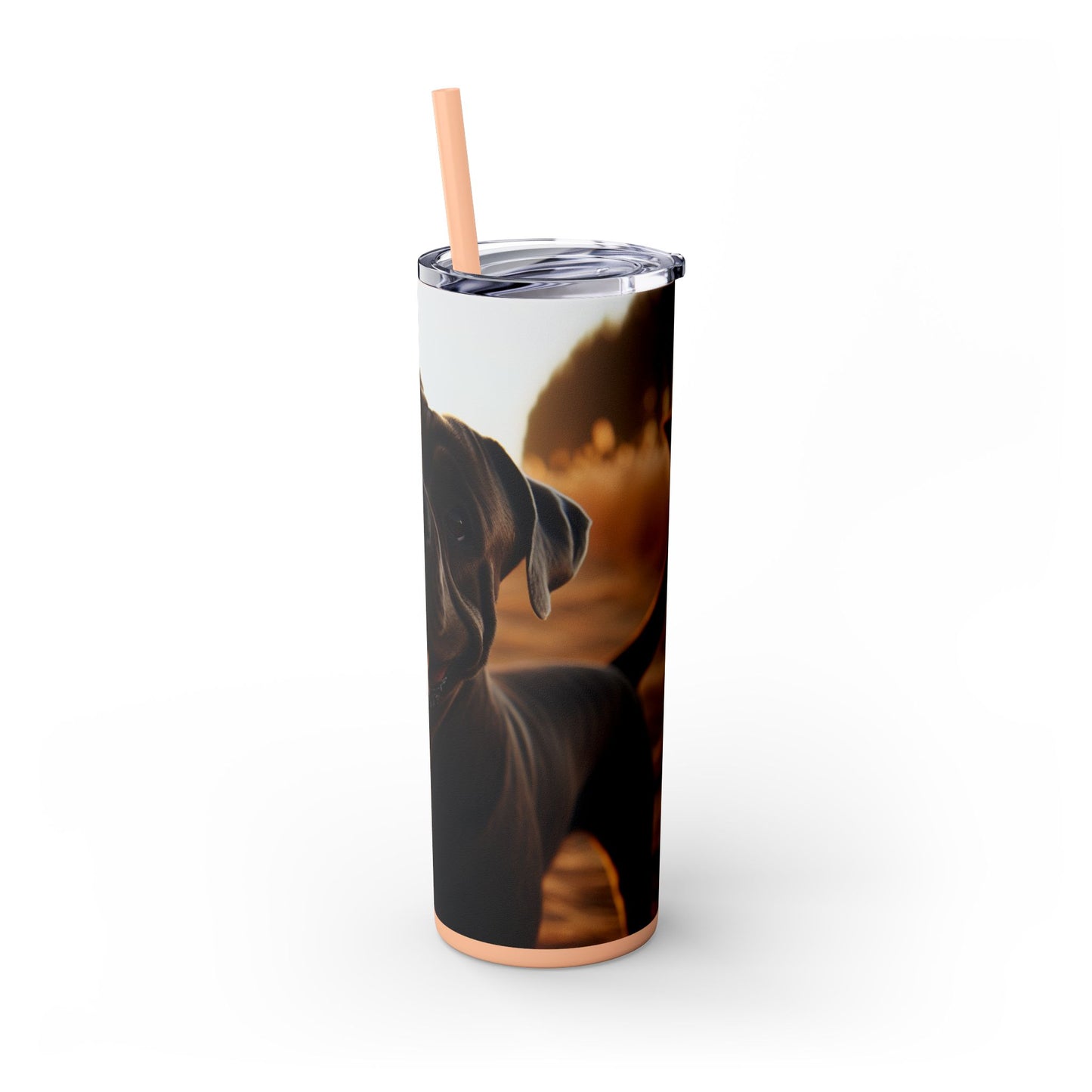 Cane Corso Tumbler with Straw, 20oz