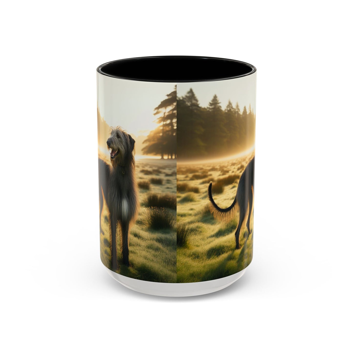 Scottish Deerhound Accent Coffee Mug - Perfect Gift for Dog Lovers