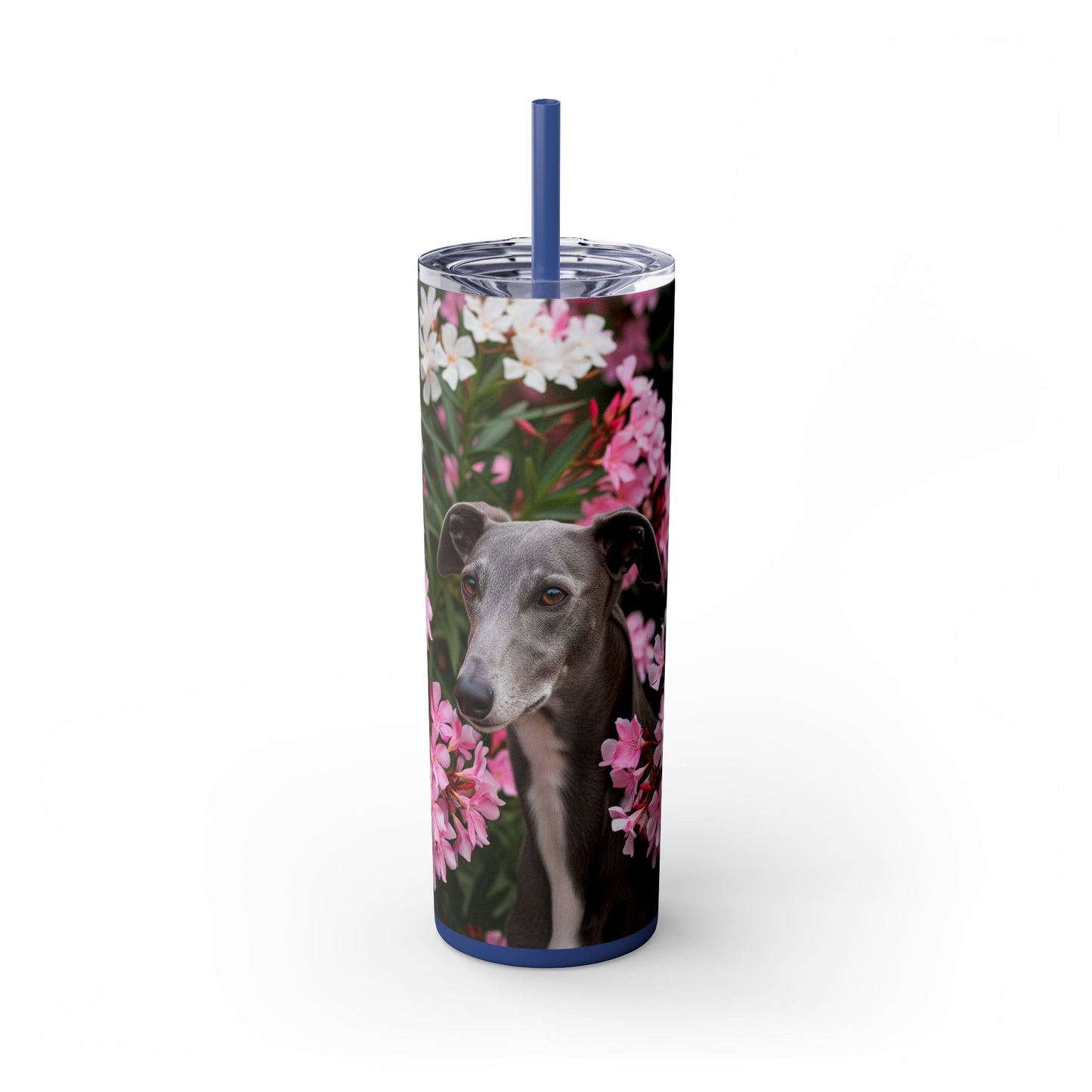 Greyhound Tumbler with Straw, 20oz