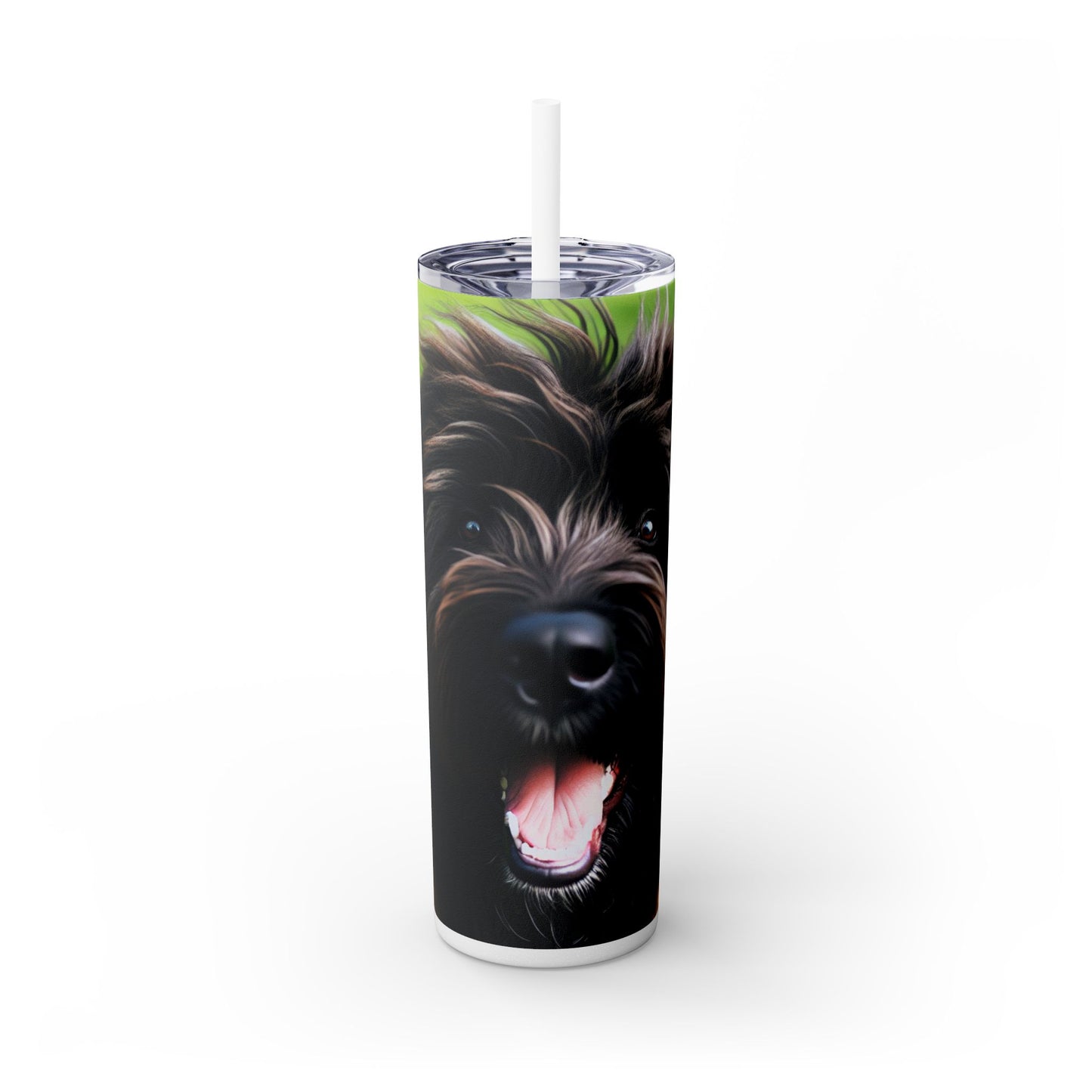 Bouvier des Ardennes Tumbler with Straw, 20oz