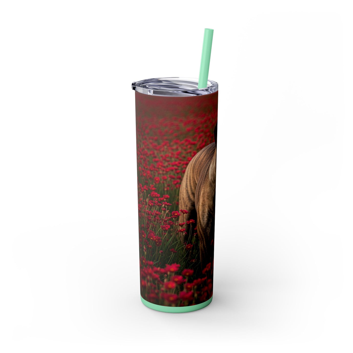 Bullmastiff Tumbler with Straw, 20oz