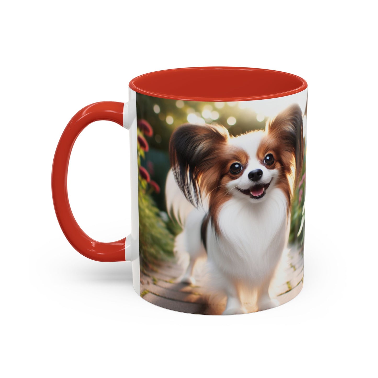 Papillon Accent Coffee Mug - Perfect Gift for Dog Lovers
