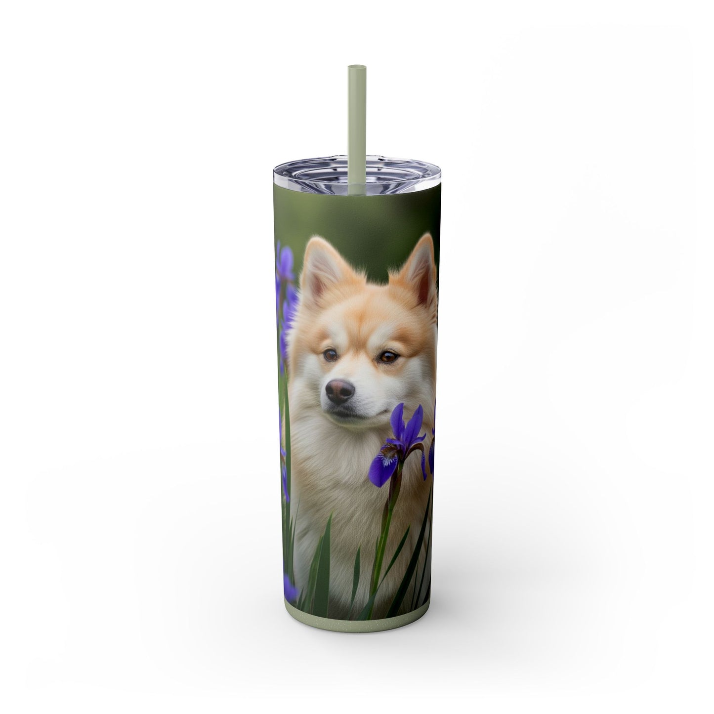Pomsky Tumbler with Straw, 20oz