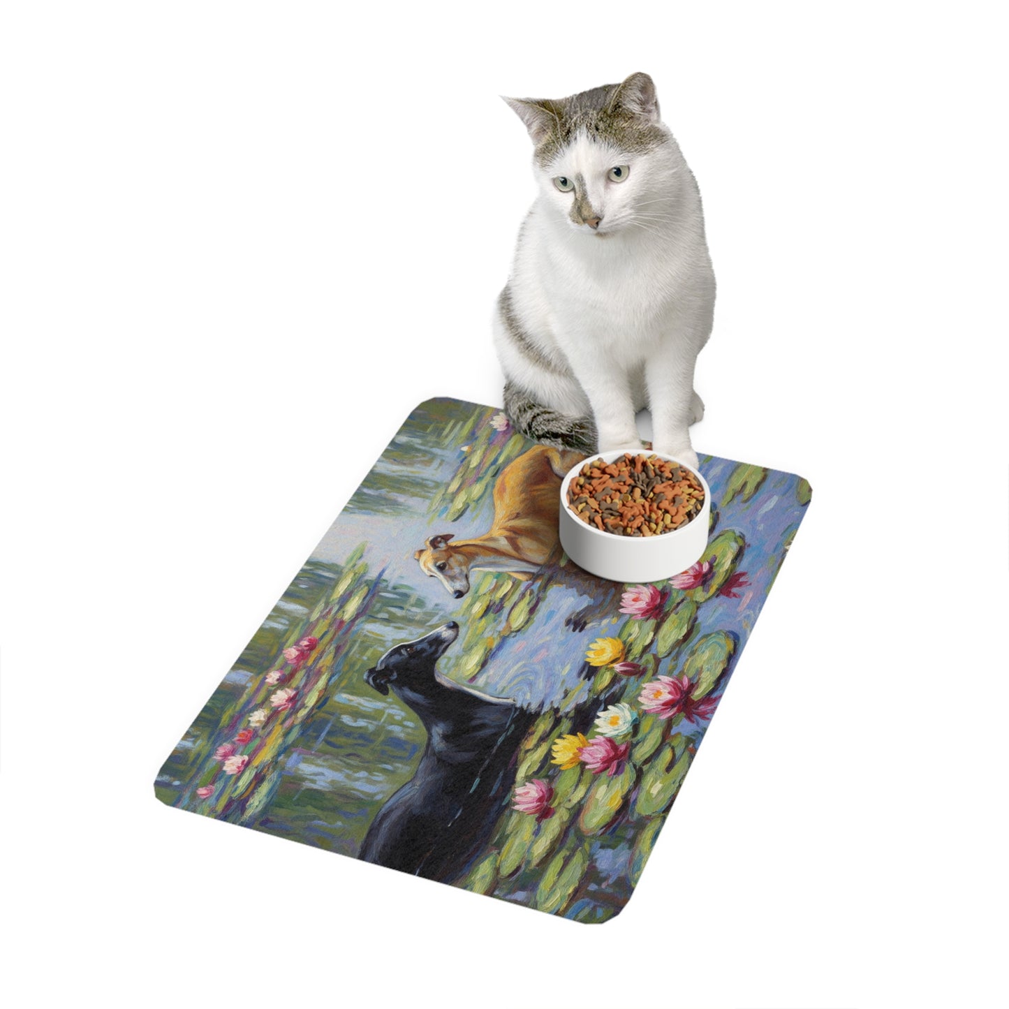 Pet Food Mat (12x18) - Greyhound