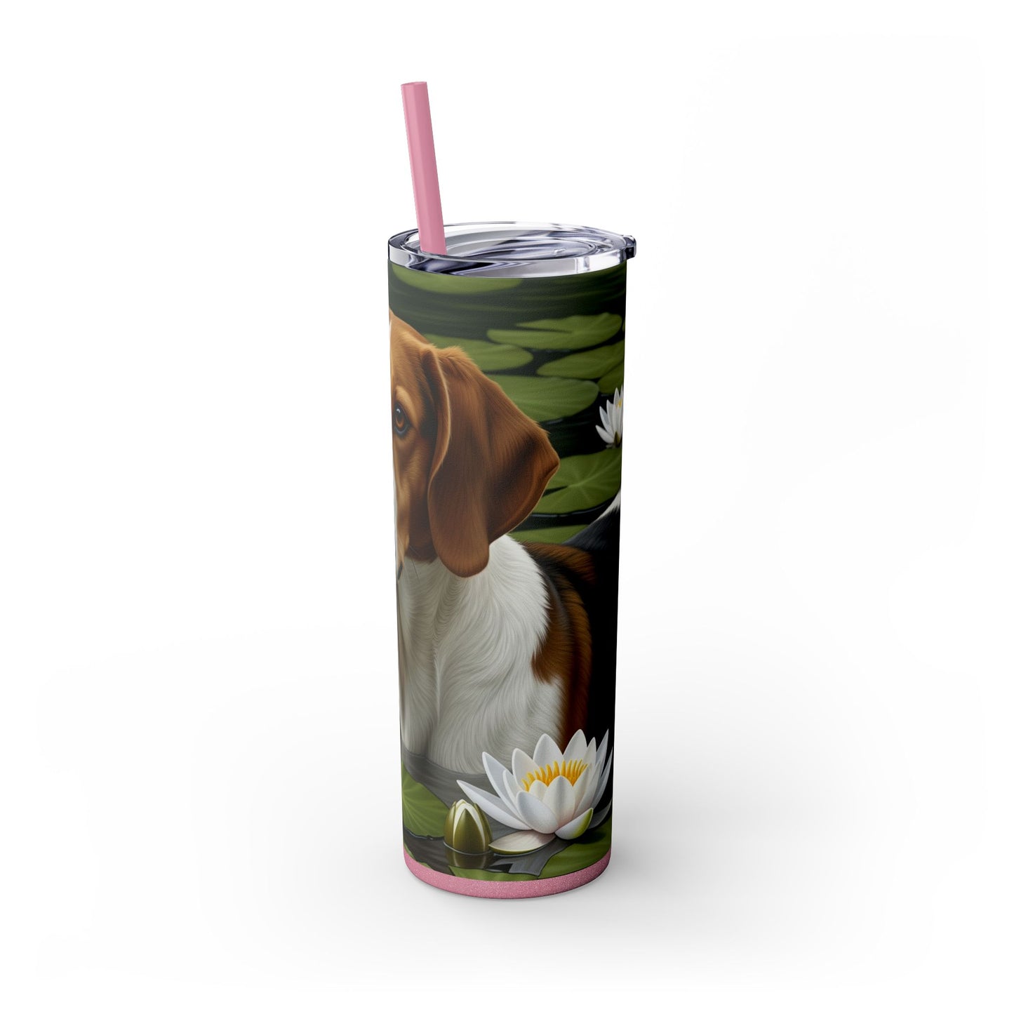 Skinny Tumbler with Straw – 20 oz Stainless Steel Cup