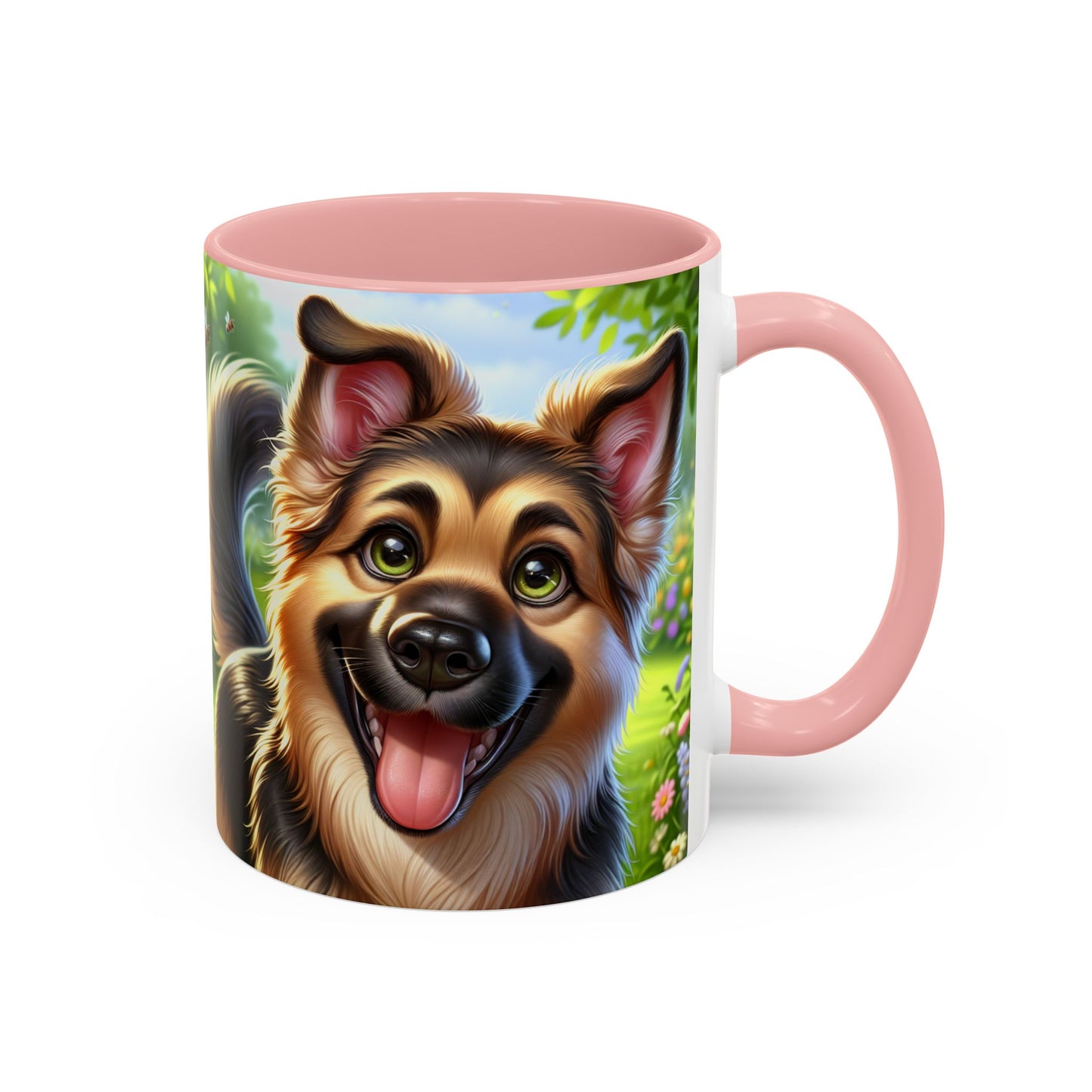 German Shepherd Accent Coffee Mug - Perfect Gift for Dog Lovers