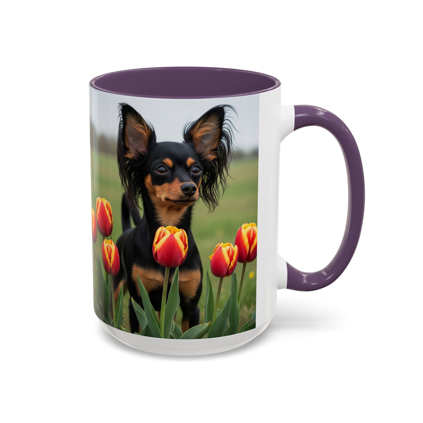 Russian Toy Dog Accent Coffee Mug - Perfect Gift for Dog Lovers