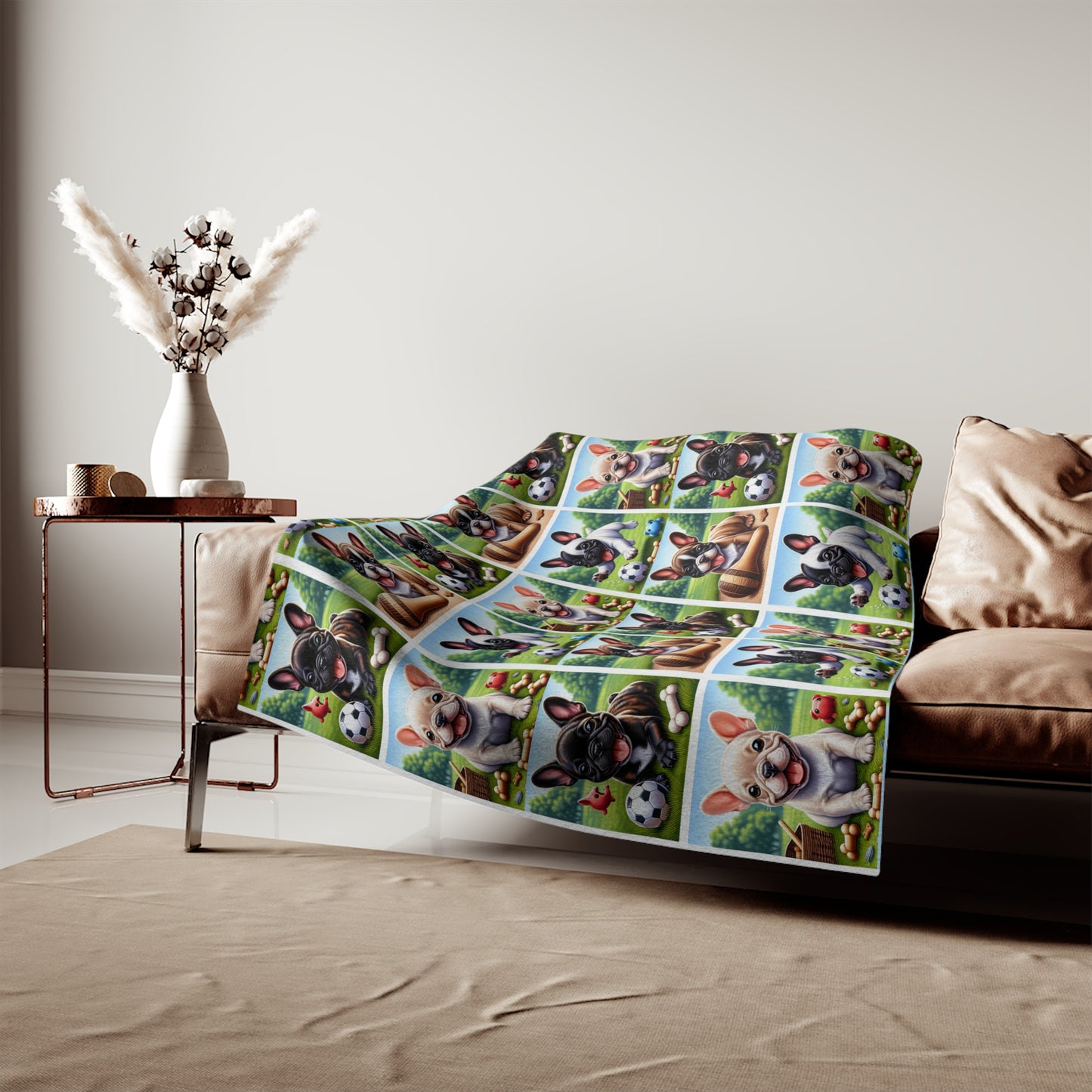 French Bulldog Sweatshirt Blanket
