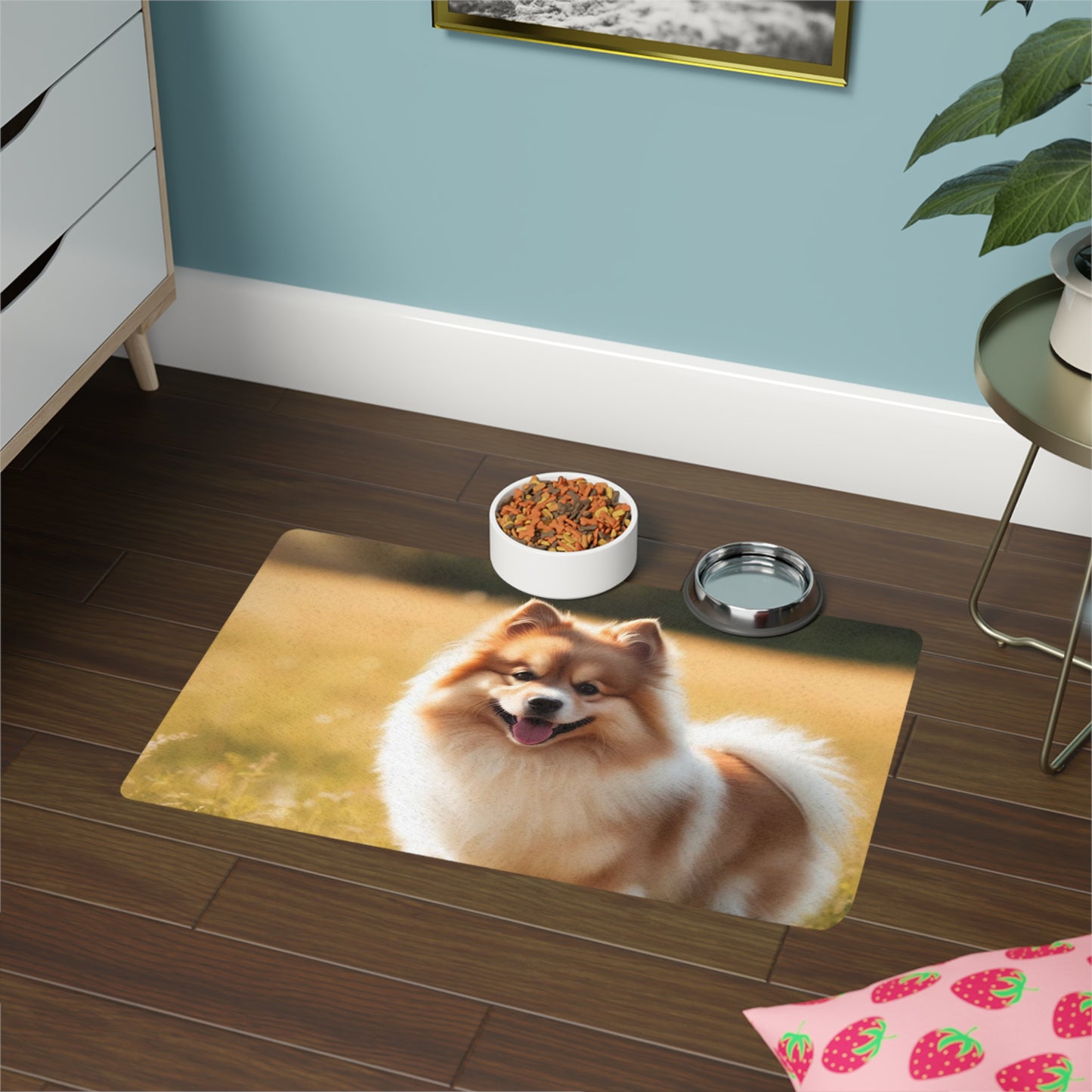 Pet Food Mat (12x18) - Keeshond