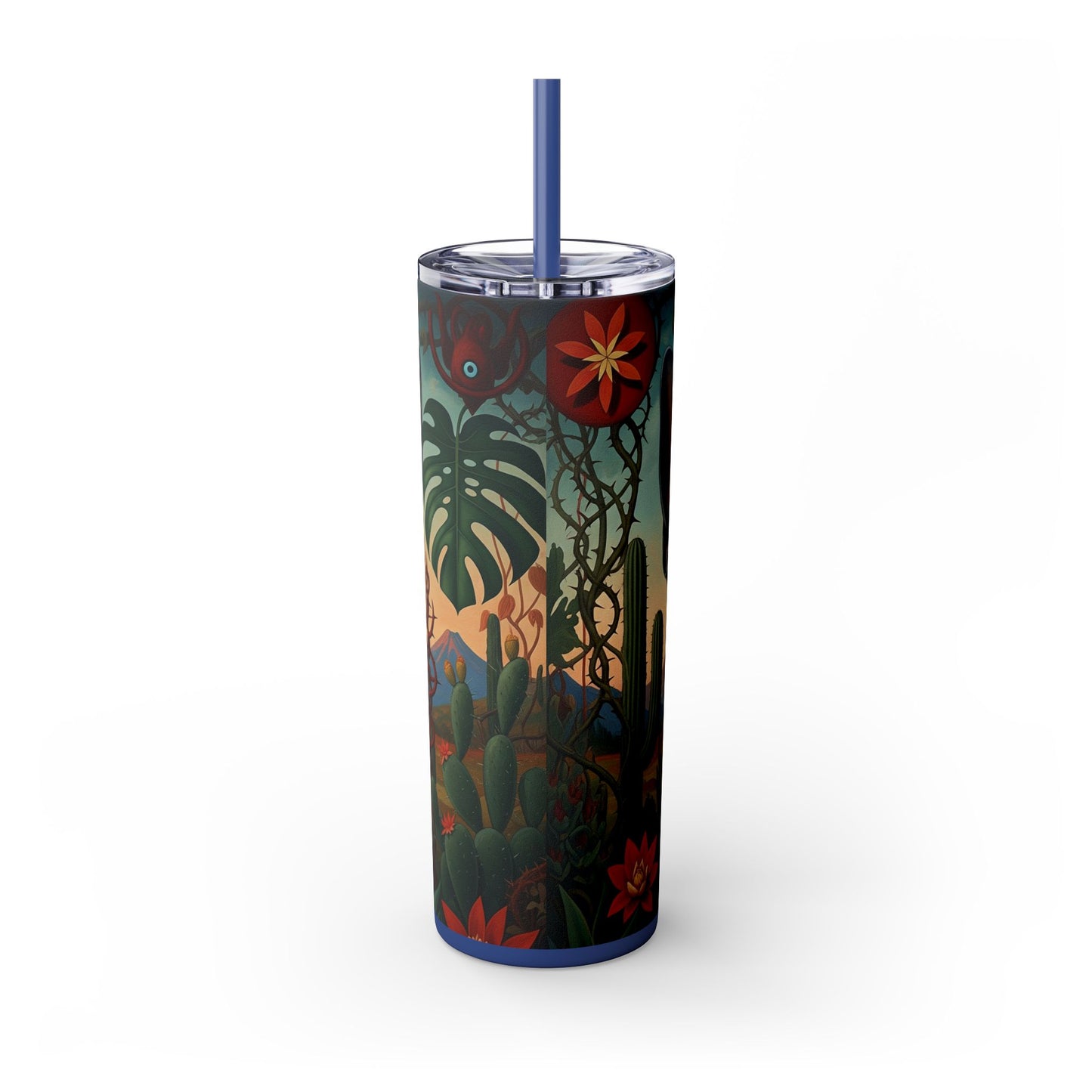 Xoloitzcuintli Skinny Tumbler with Straw, 20oz