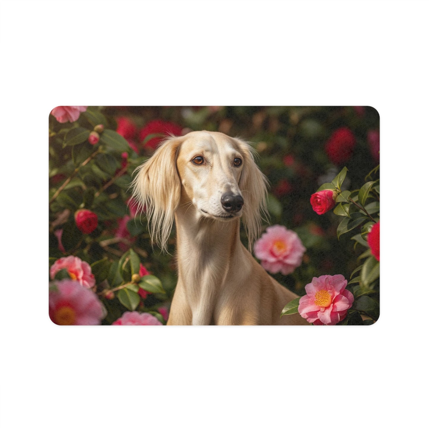 Pet Food Mat (12x18) - Chinese Saluki